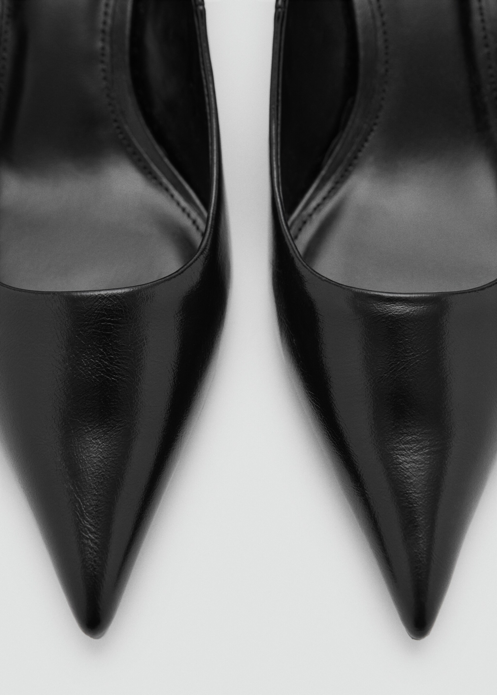 Kitten heel shoes - Details of the article 2, Black. Ref: 77084046-00.