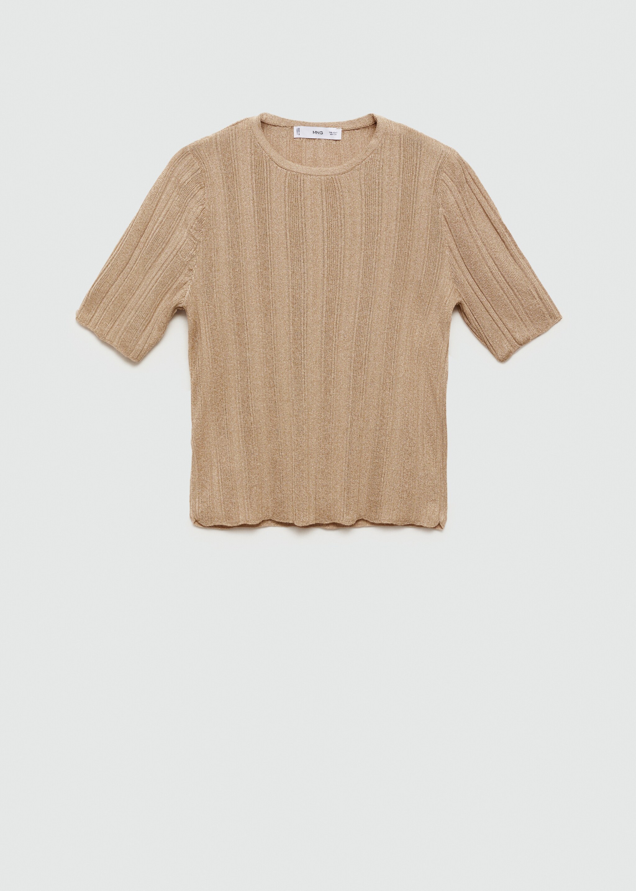 Stickad topp lurex - Artikel utan modell