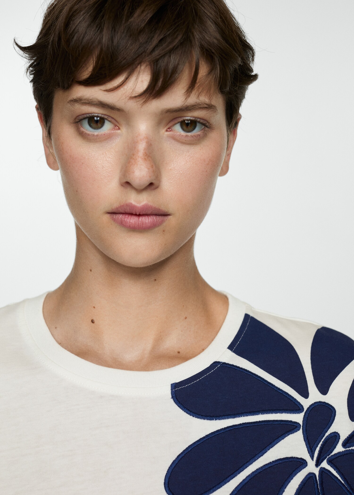 Bedrucktes Baumwoll-T-Shirt - Detail des Artikels 1