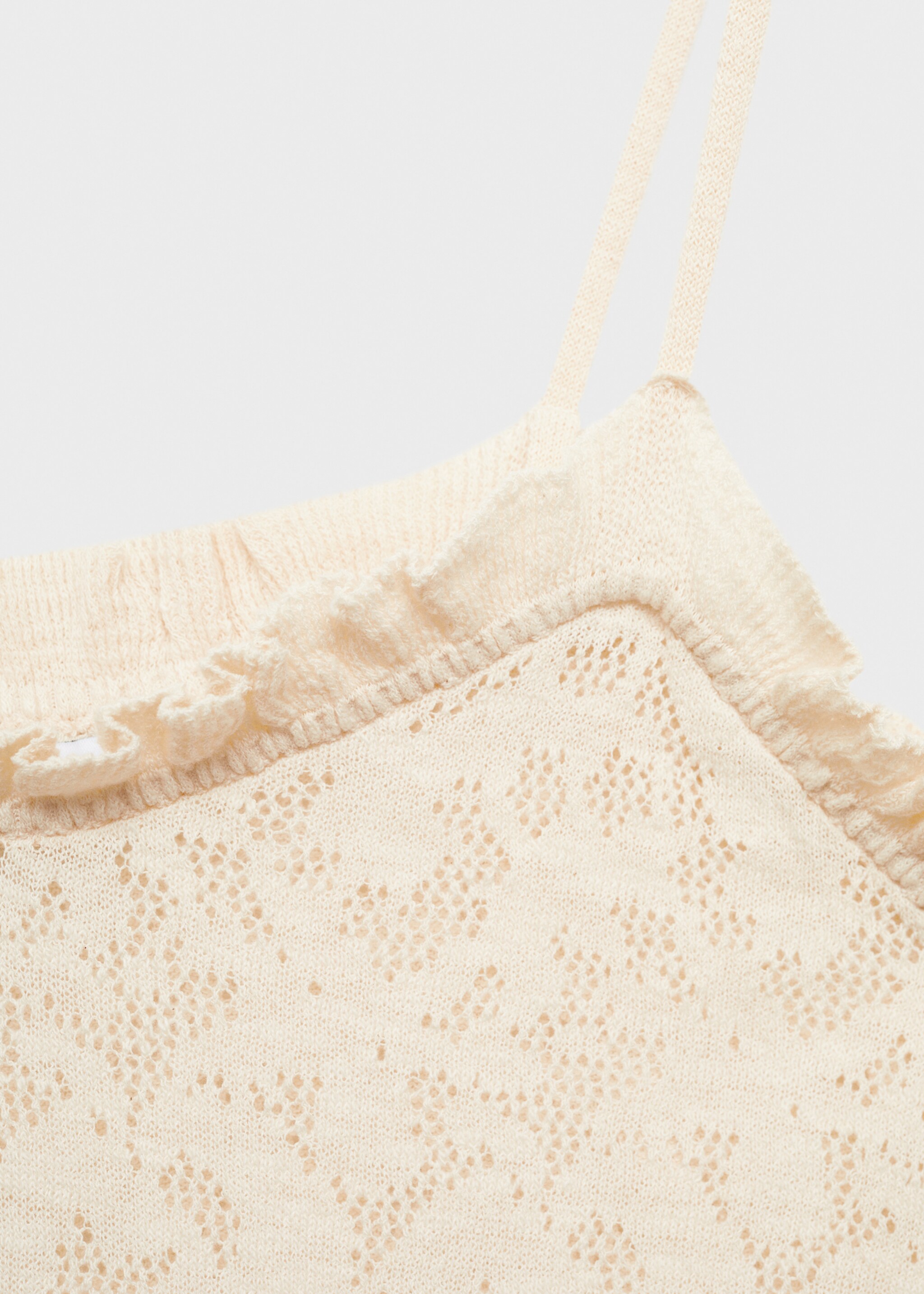 Knitted dress openwork details - Details of the article 8