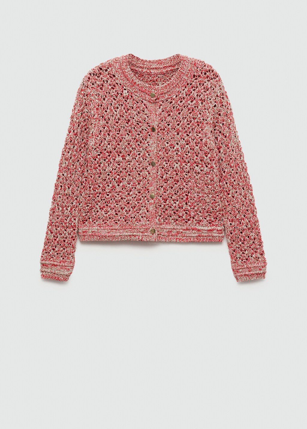 【MODERNIF】May Openwork Boucle Knit Openwork details knit top - Kids | MANGO USA