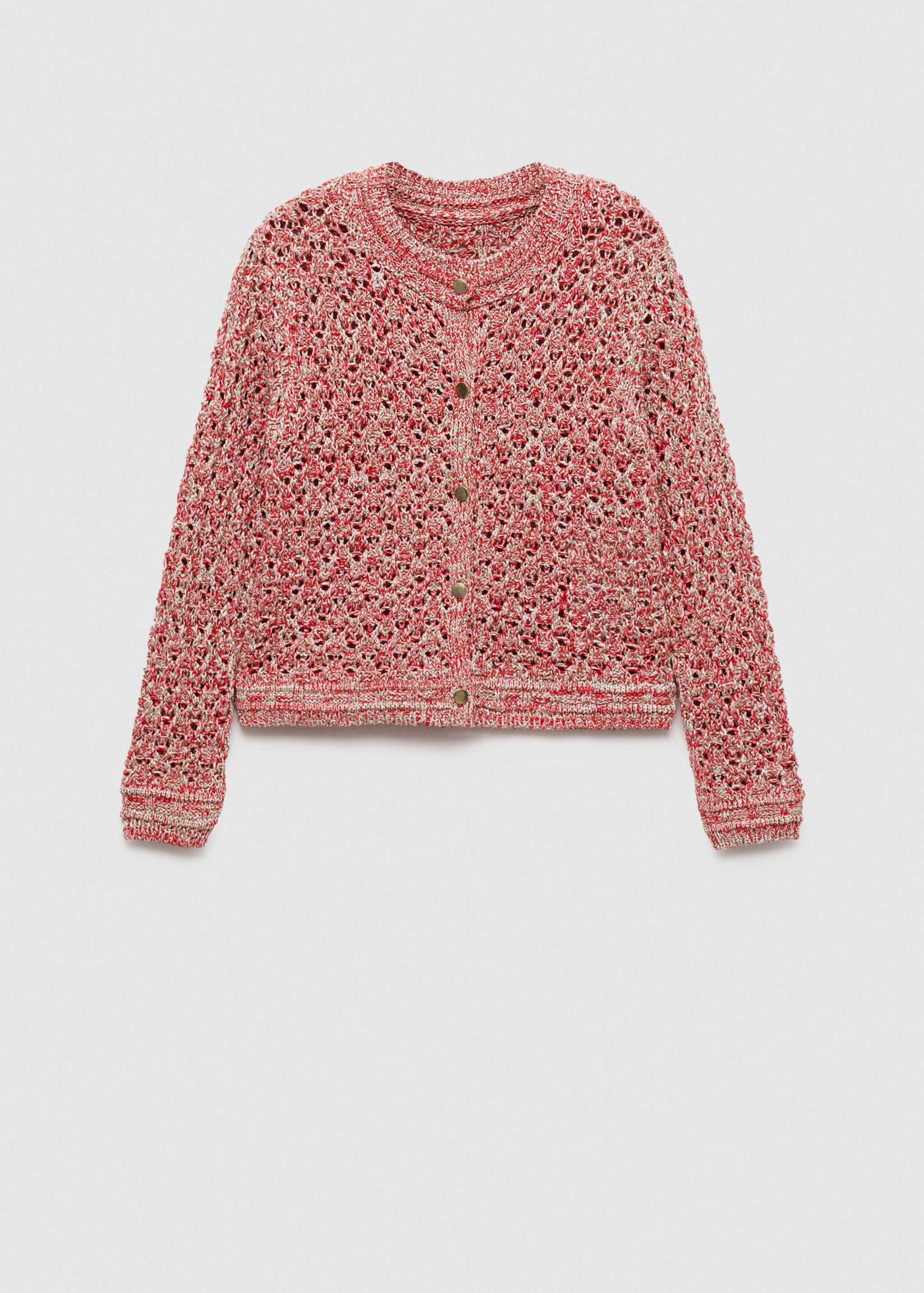 Cardigan ajouré chiné Lurex - Article sans modèle
