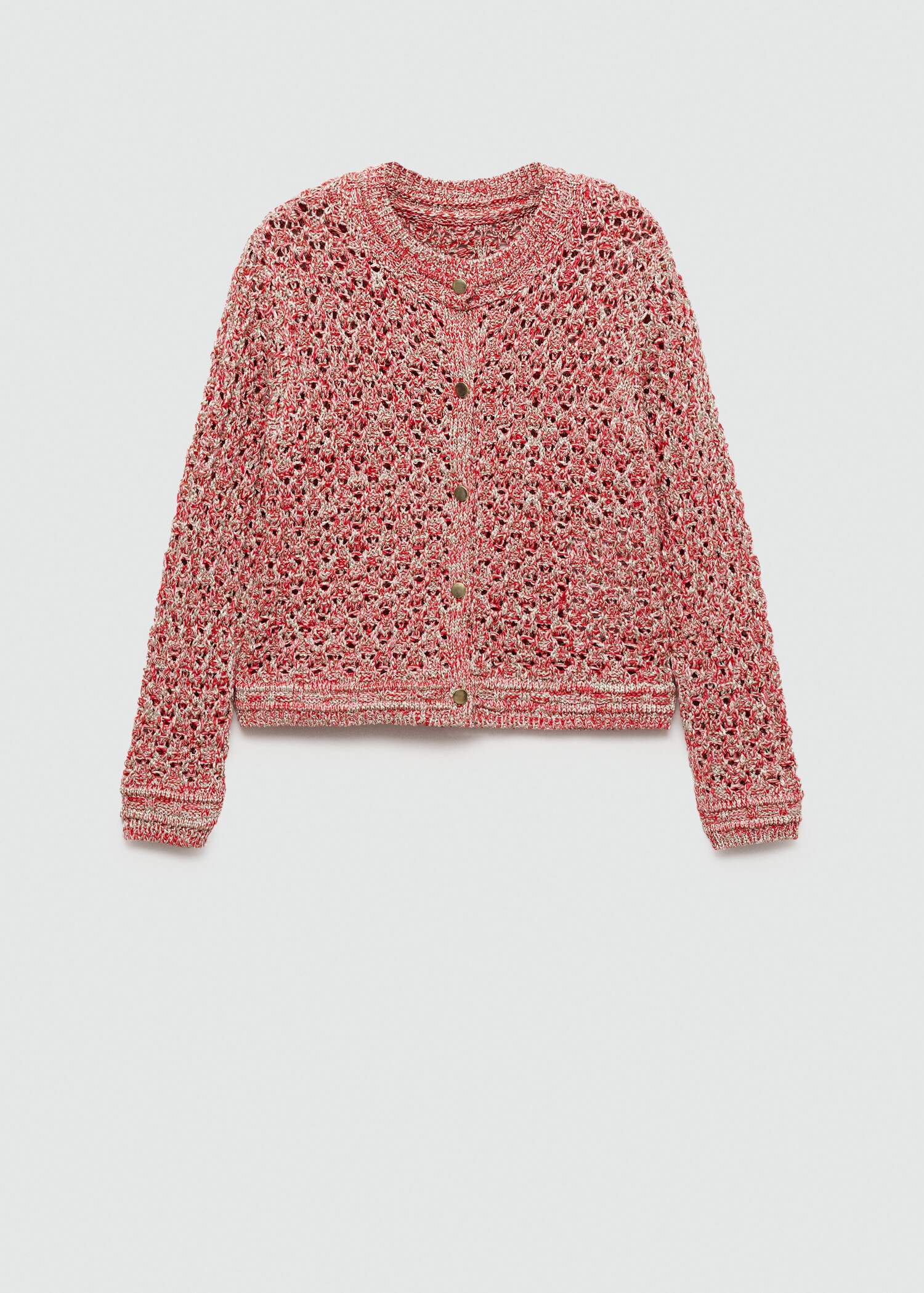 Lurex openwork cardigan - Article without model