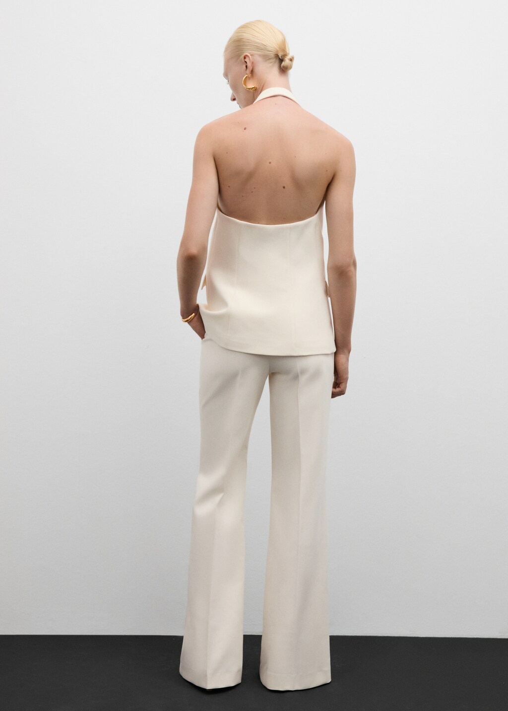 Flared suit pants - Women | MANGO OUTLET USA