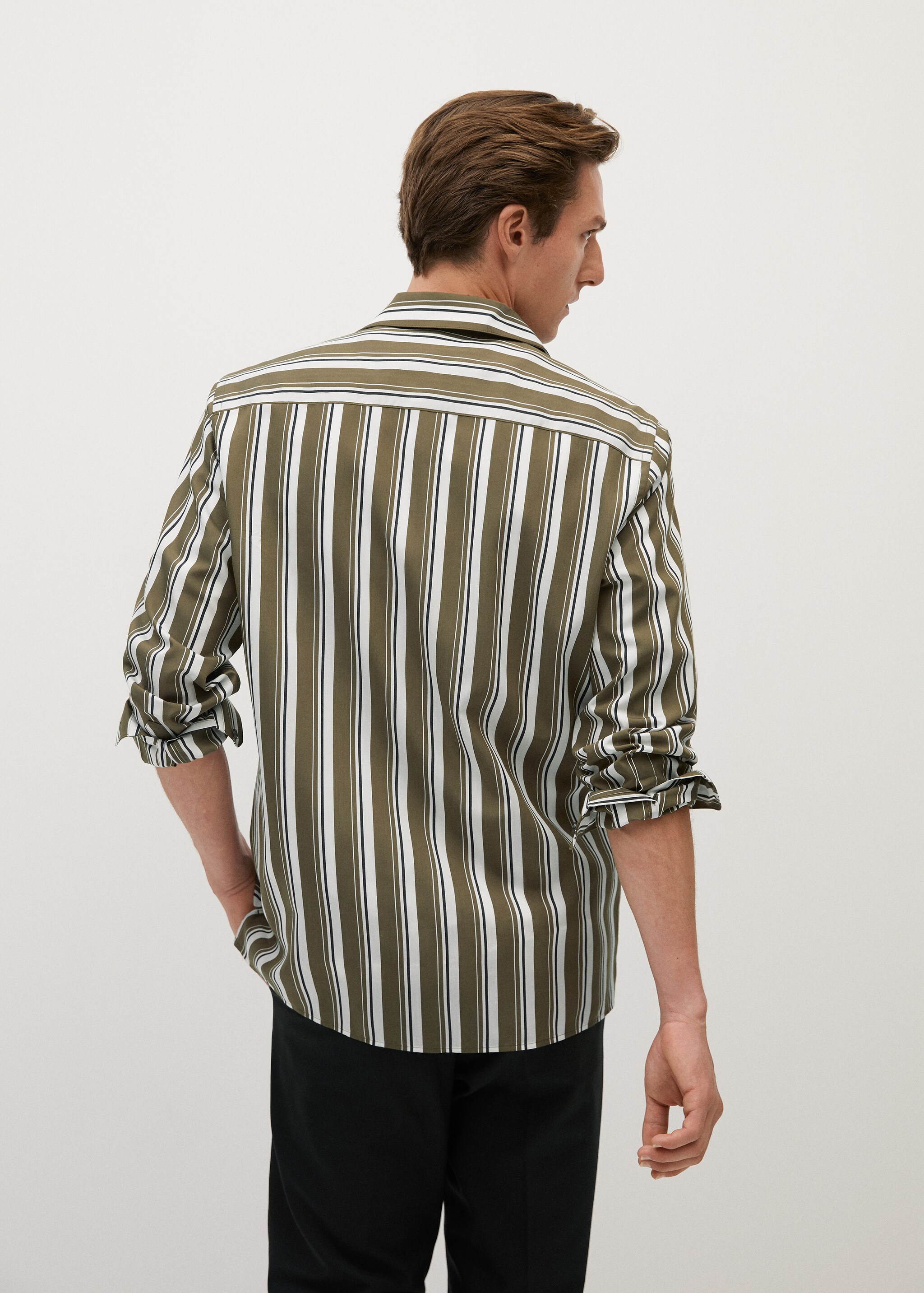 Chaleco traje slim fit tejido strech - Reverso del artículo