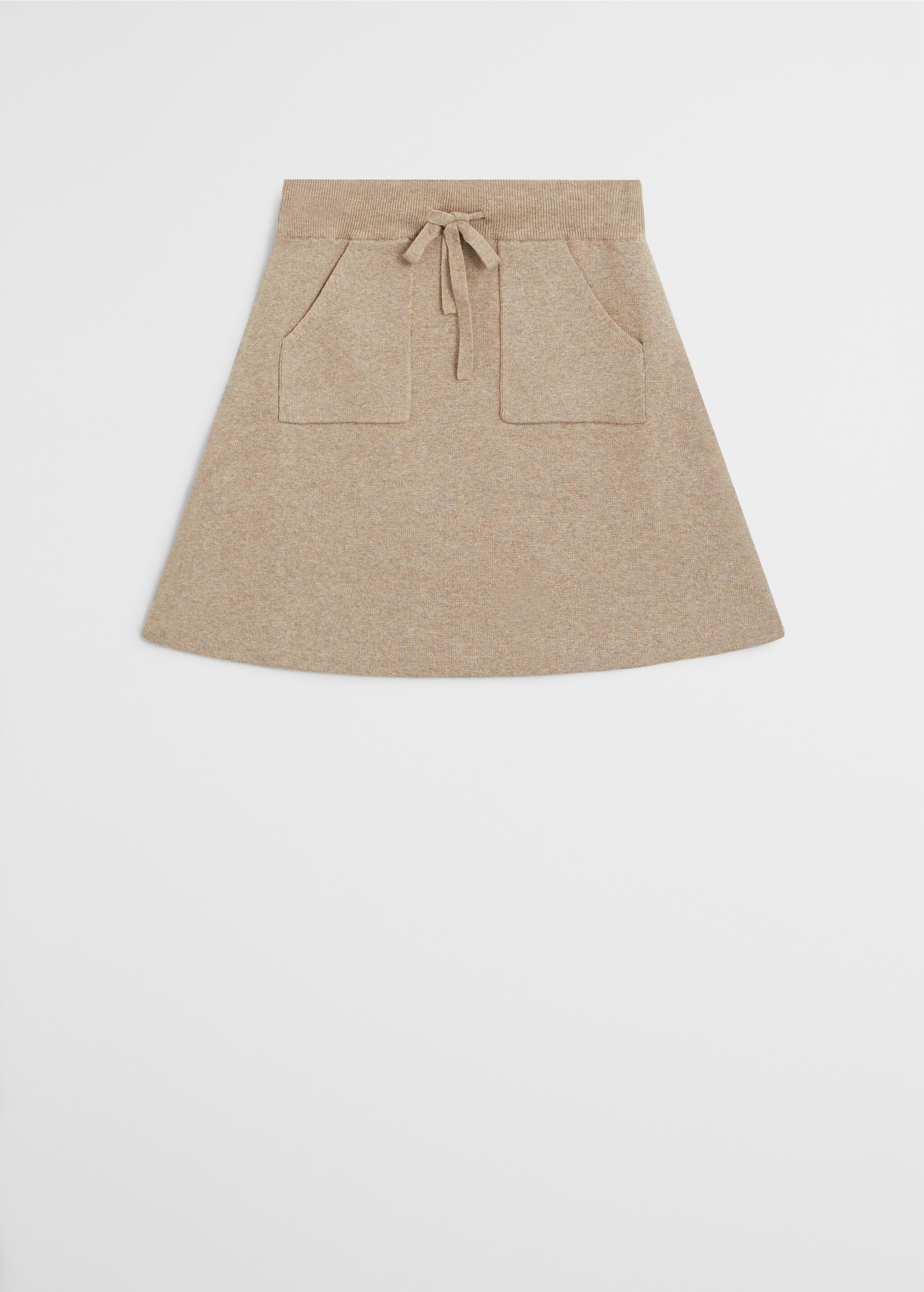 Knitted organic cotton skirt - Article without model