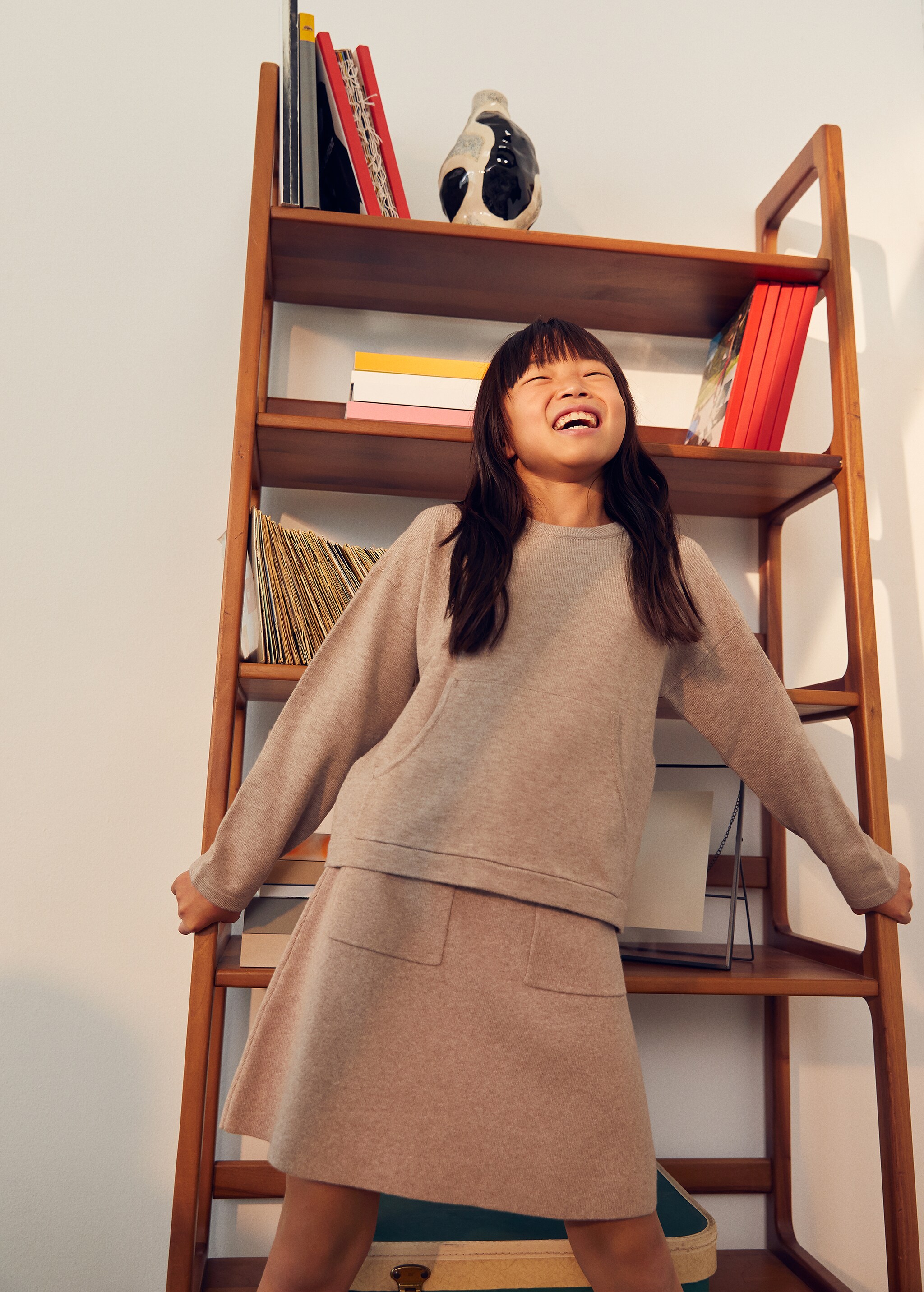 Knitted organic cotton skirt - Details of the article 4