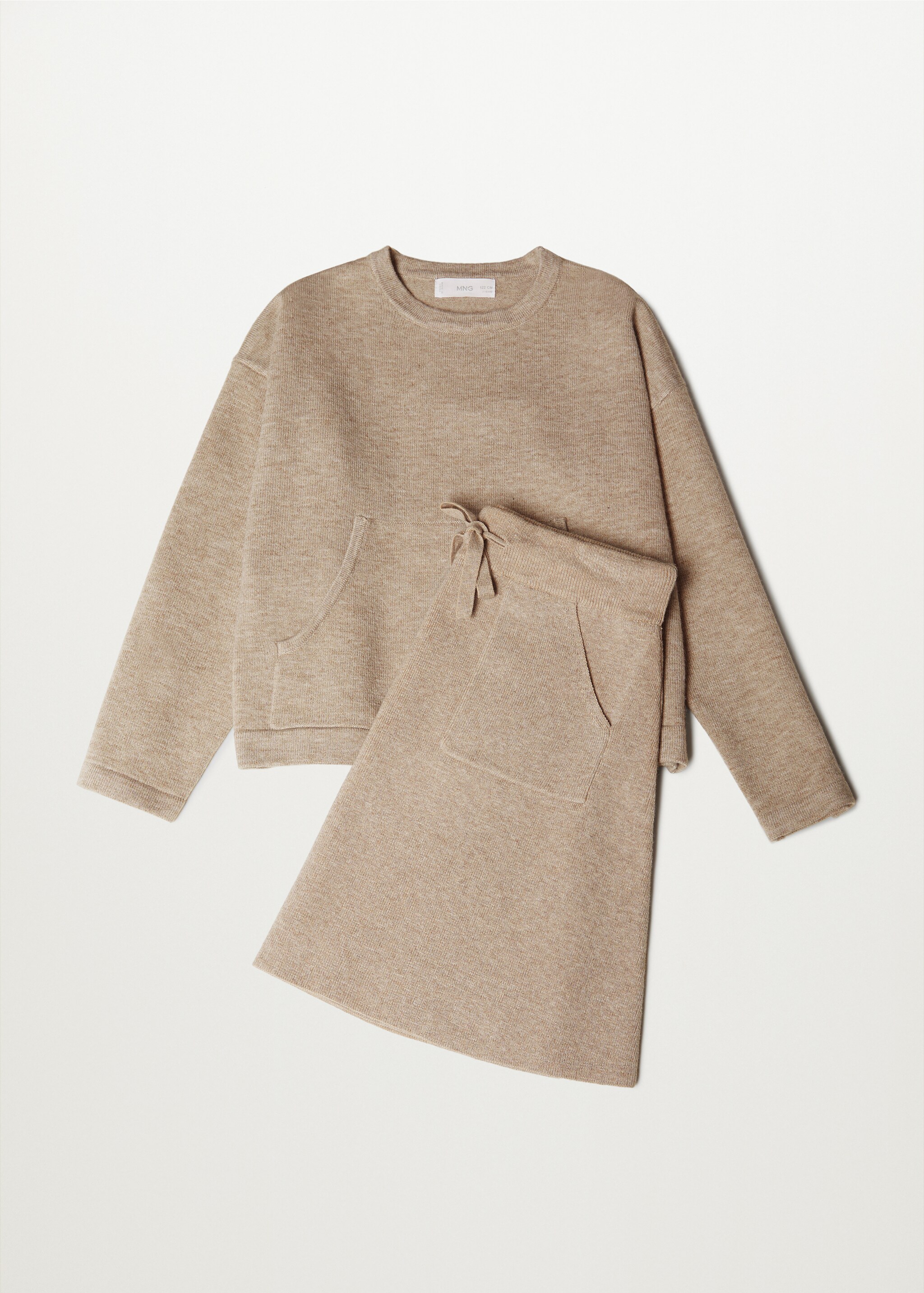 Knitted organic cotton skirt - Details of the article 6