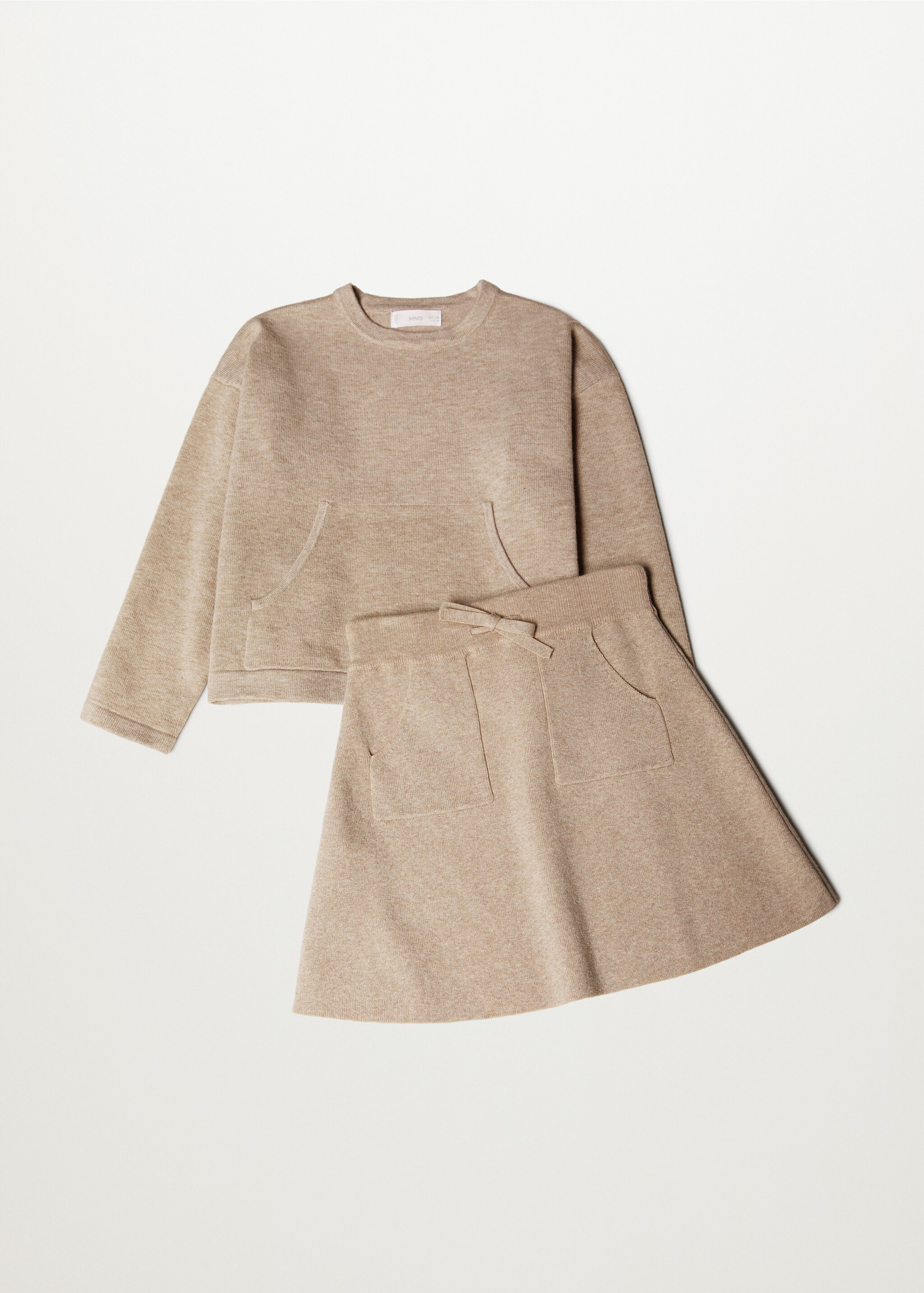 Knitted organic cotton skirt - Details of the article 7