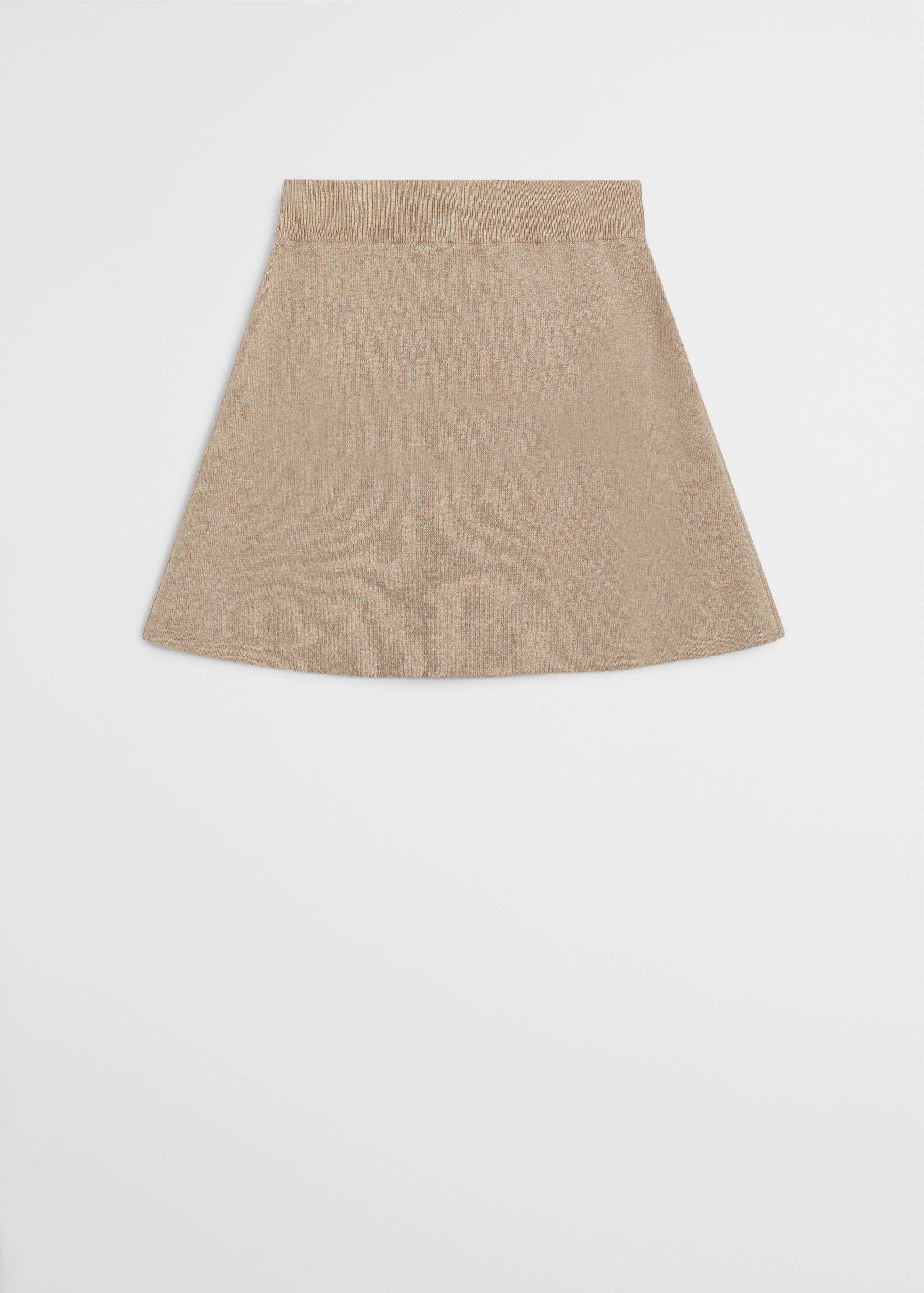 Knitted organic cotton skirt - Reverse of the article