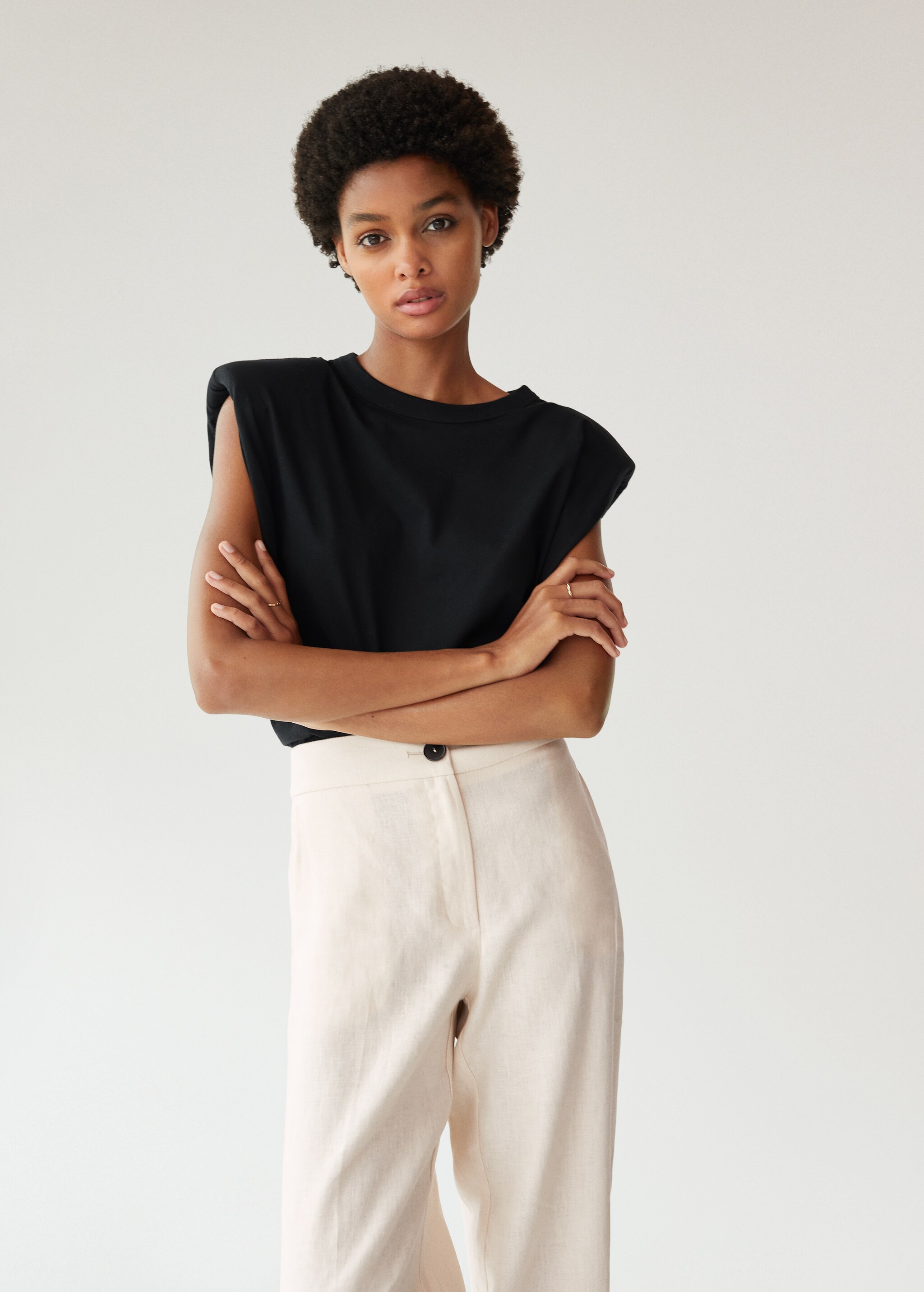Pantalón traje lino - Detalle del artículo 1
