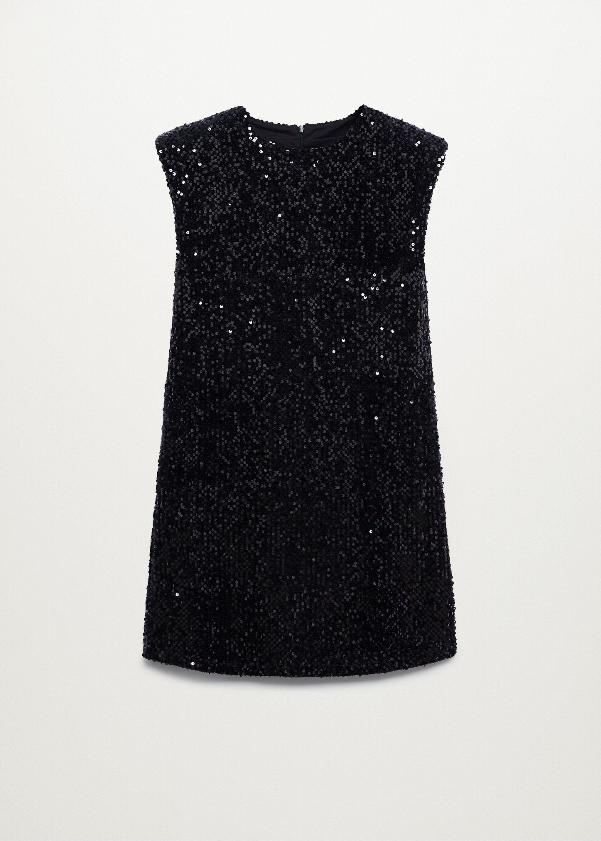 Vestido corto lentejuelas semitransparente - Artículo sin modelo
