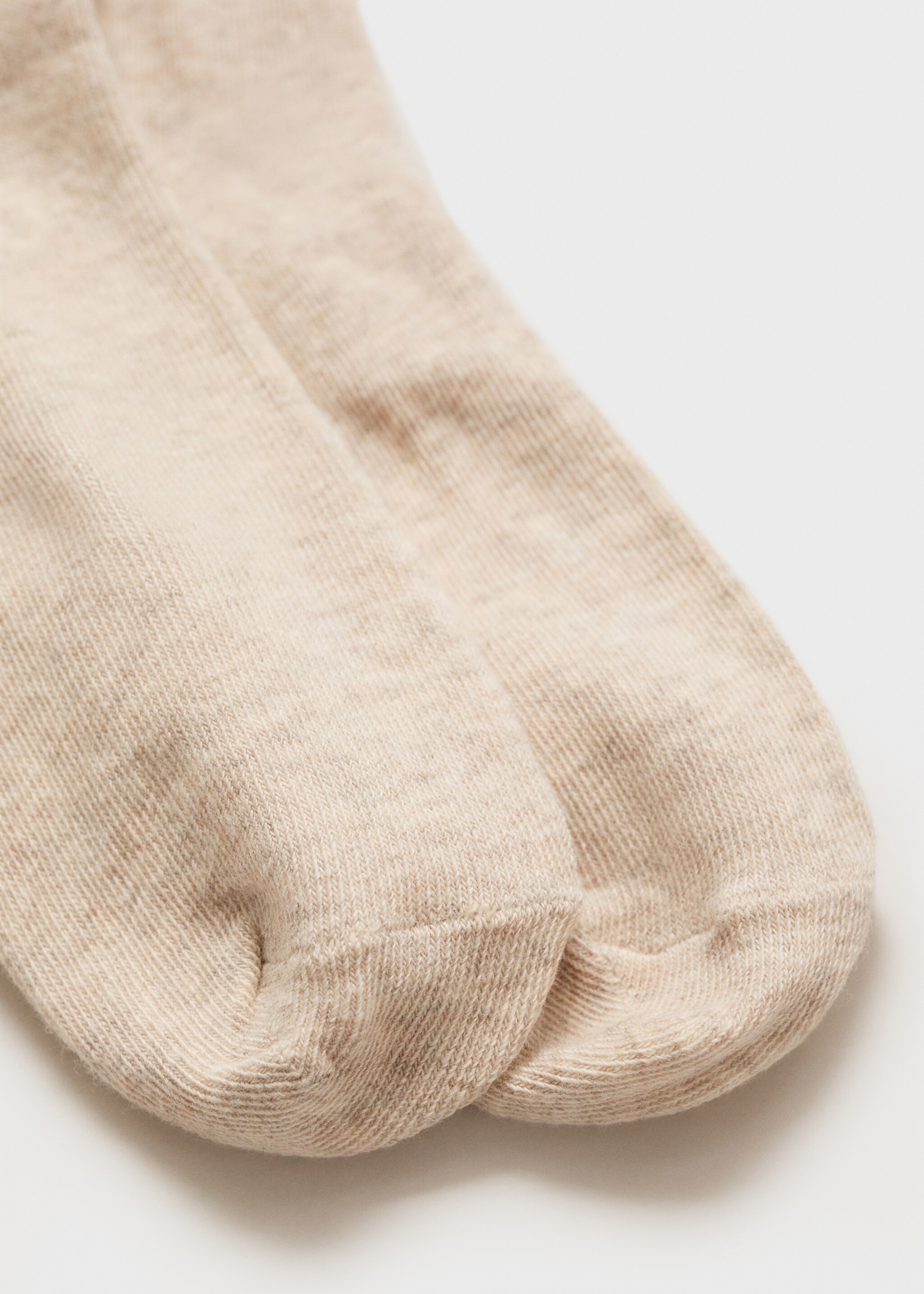 Medias algodón - Reverso del artículo, Arena. Ref: 77084436-00.