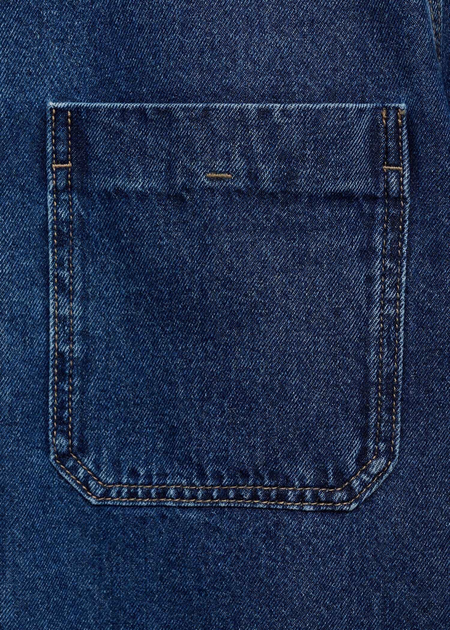 Denim overjasje met zak - Detail van het artikel 0