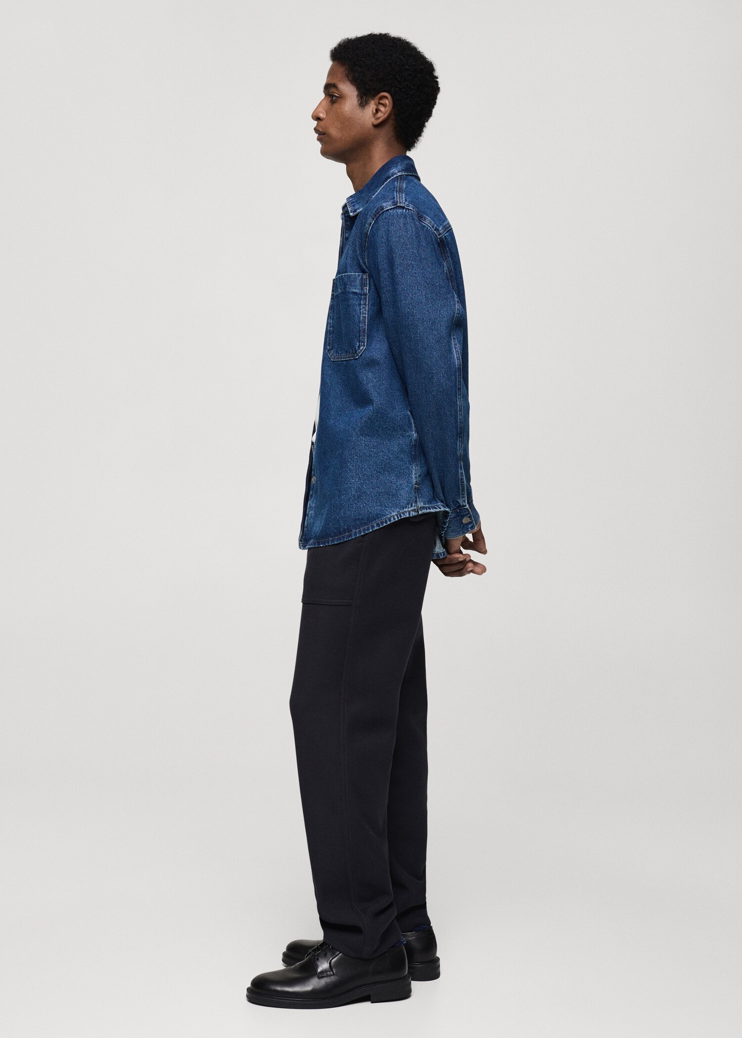 Denim overjasje met zak - Detail van het artikel 2