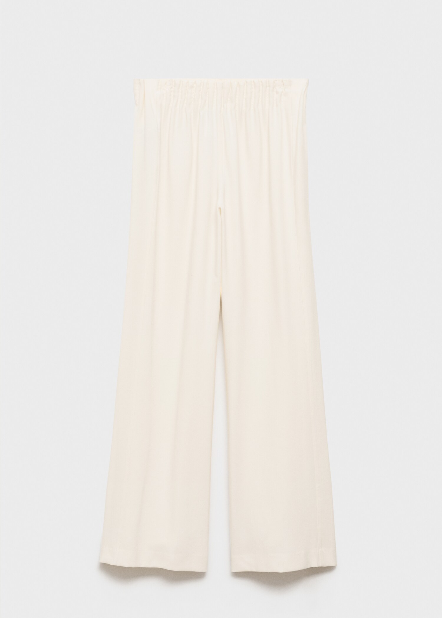 Wideleg trousers with elastic waist - Article without model