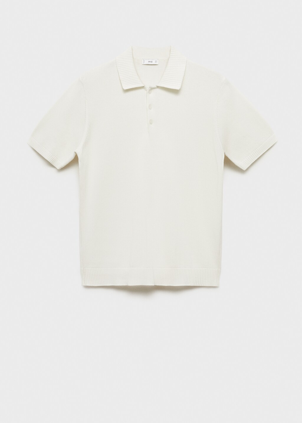 Fine-knit cotton polo shirt - Men | MANGO OUTLET USA