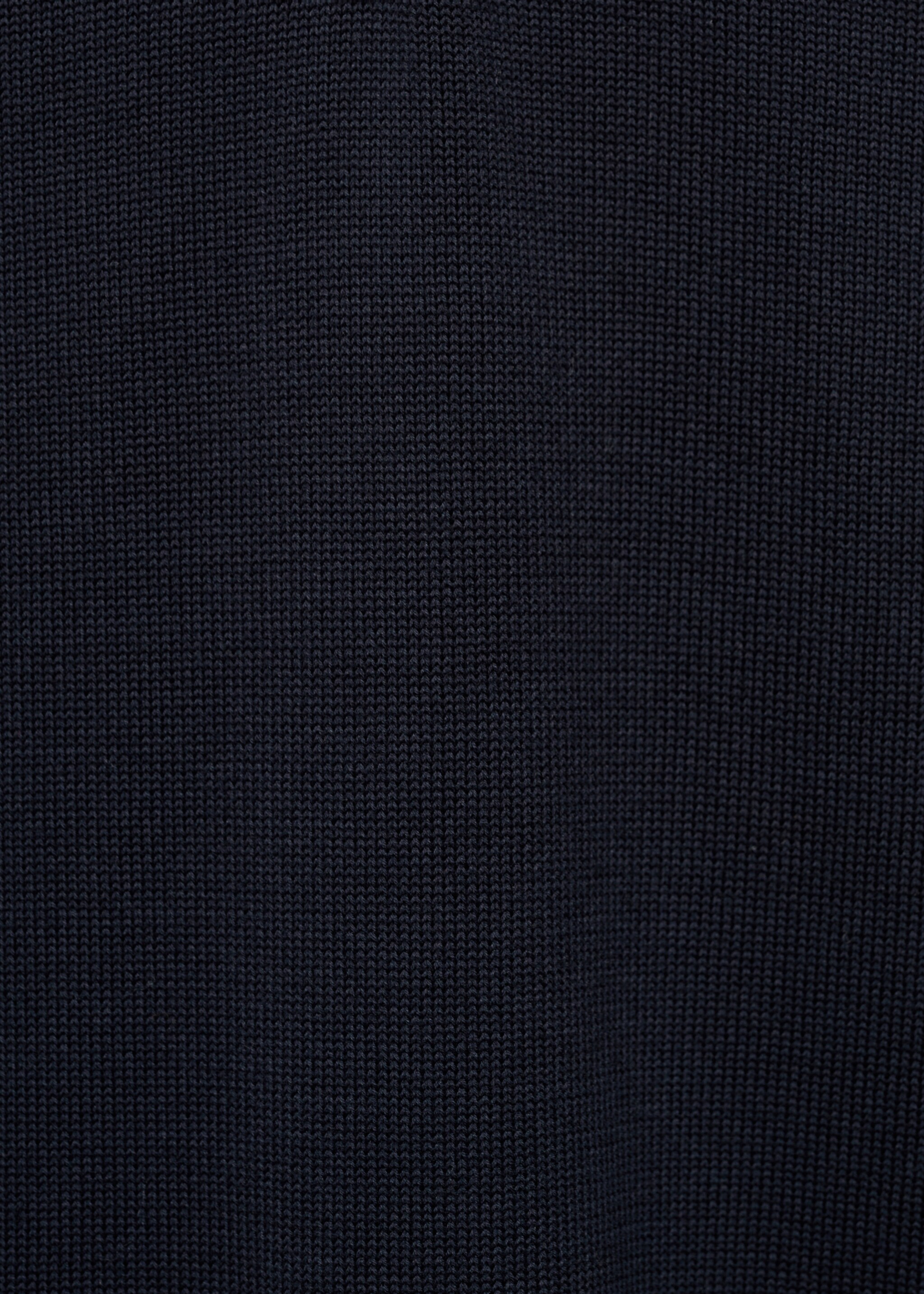 Polo punto fino algodón - Detalle del artículo 0, Azul marino oscuro. Ref: 77084443-00.