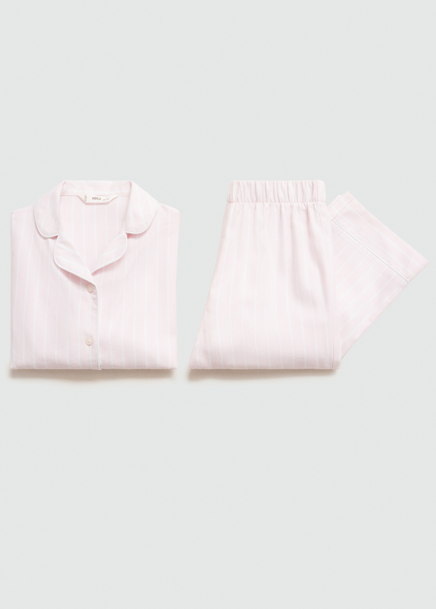Striped long pyjamas - Details of the article 8