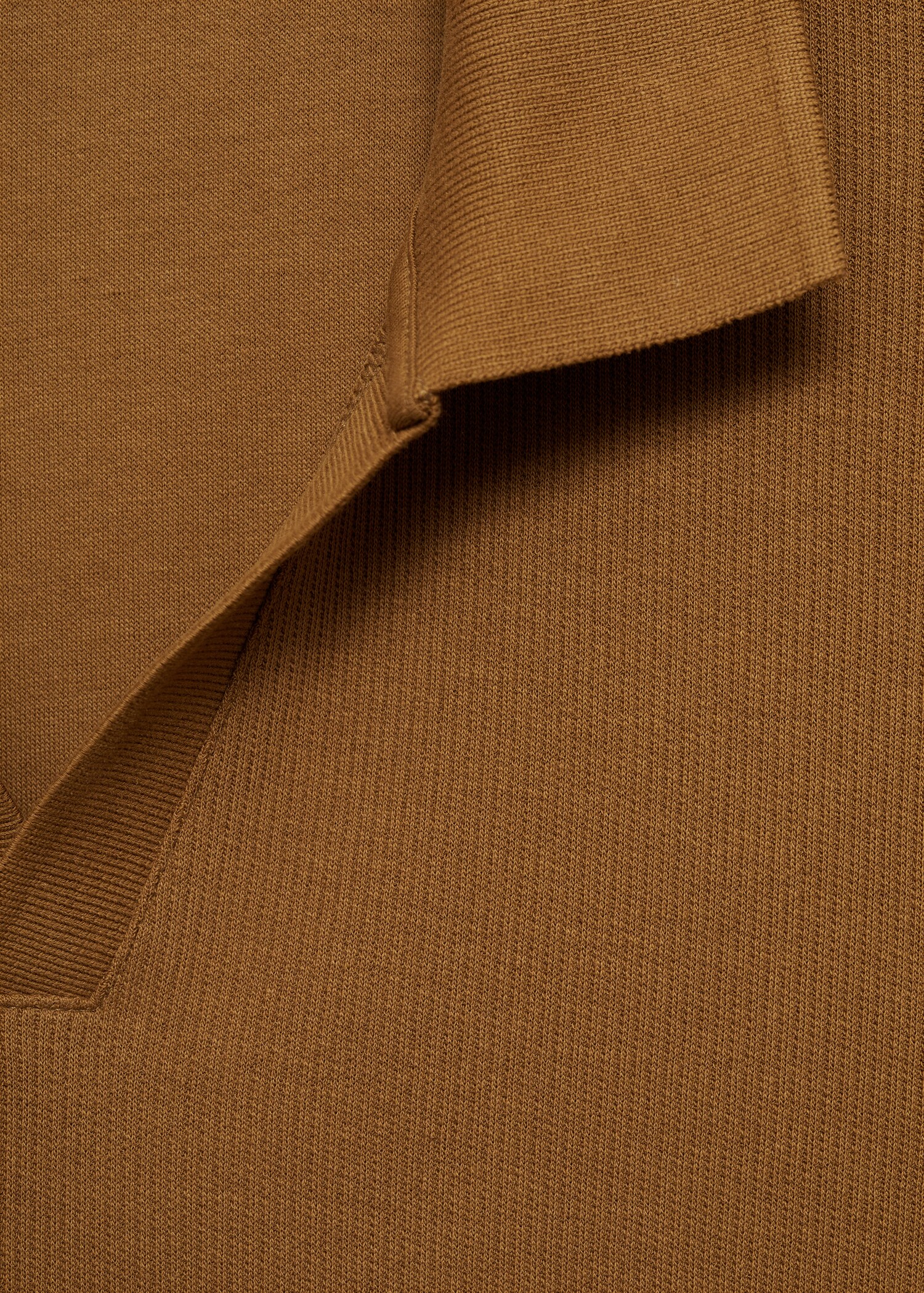 Feinstrick-Poloshirt mit Rippmuster - Detail des Artikels 8