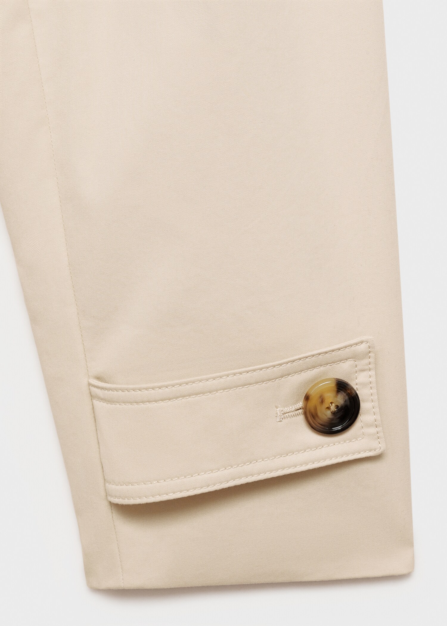 Langer zweireihiger Trenchcoat - Detail des Artikels 0