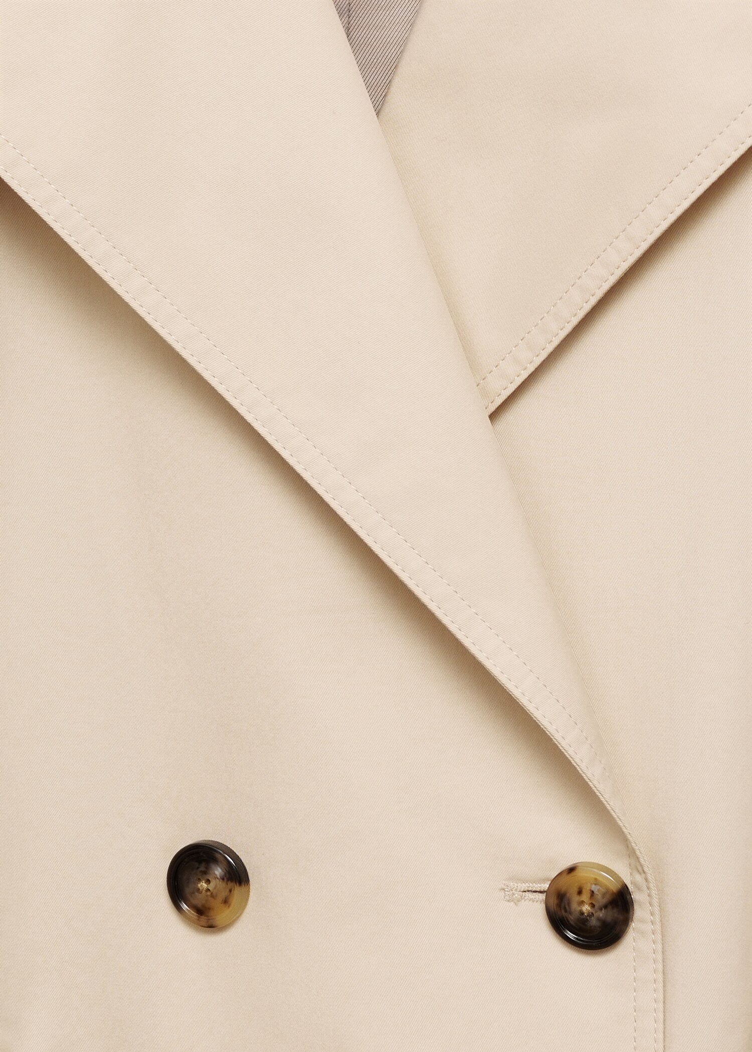 Langer zweireihiger Trenchcoat - Detail des Artikels 8