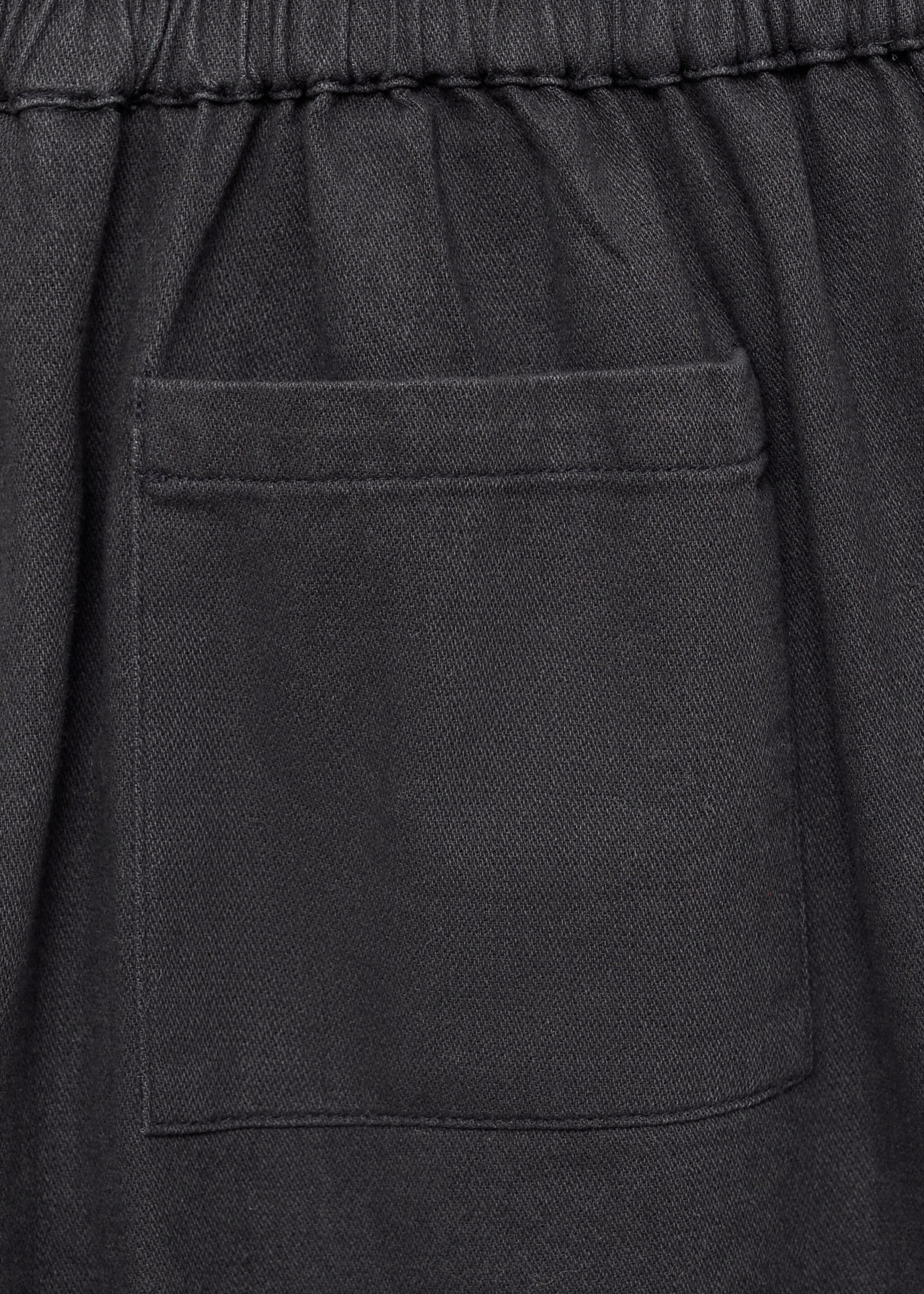 Pleat detail trousers - Details of the article 0, Charcoal. Ref: 77084764-00.