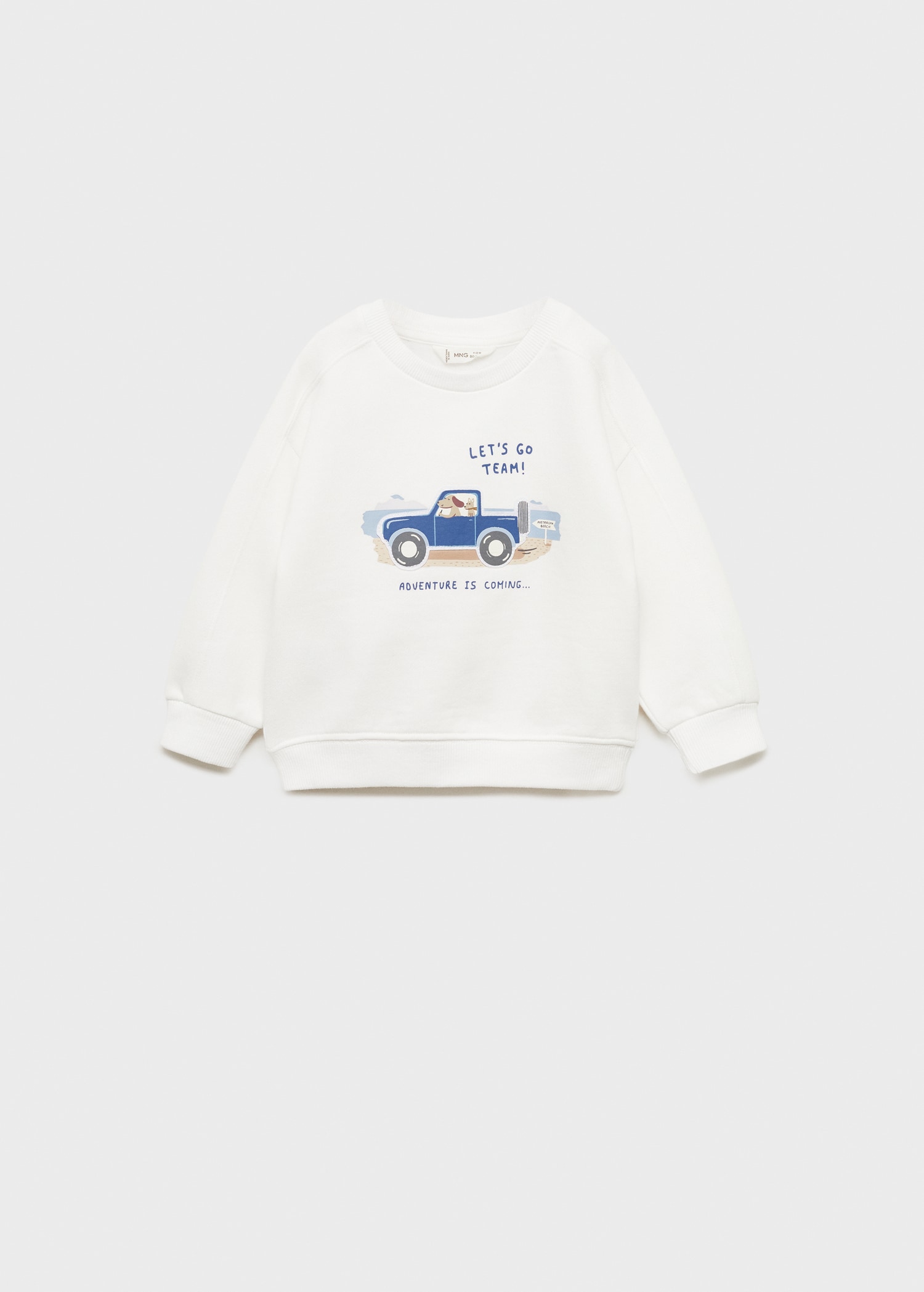 Path print sweatshirt - Article without model