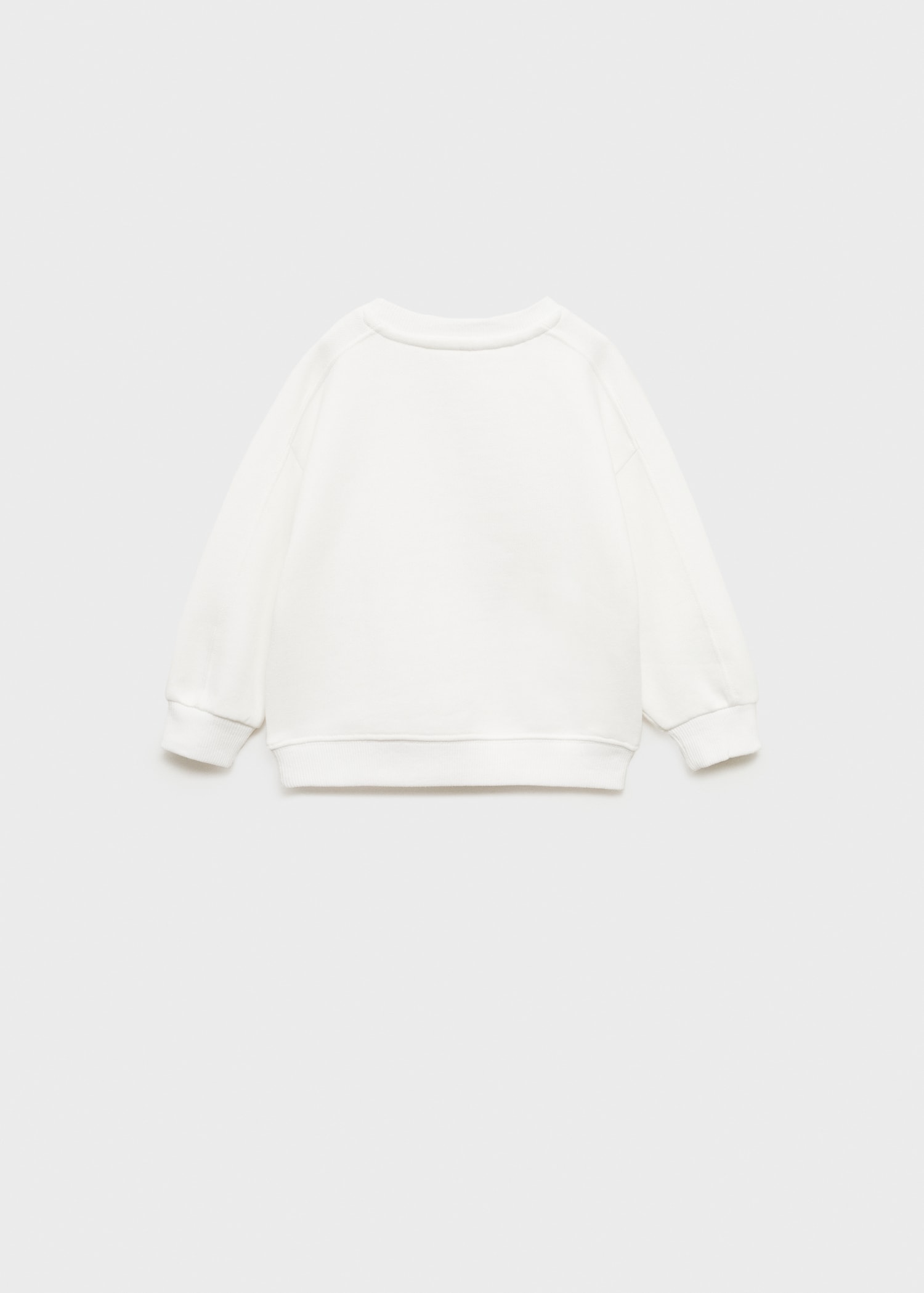 Path print sweatshirt - Reverse of the article