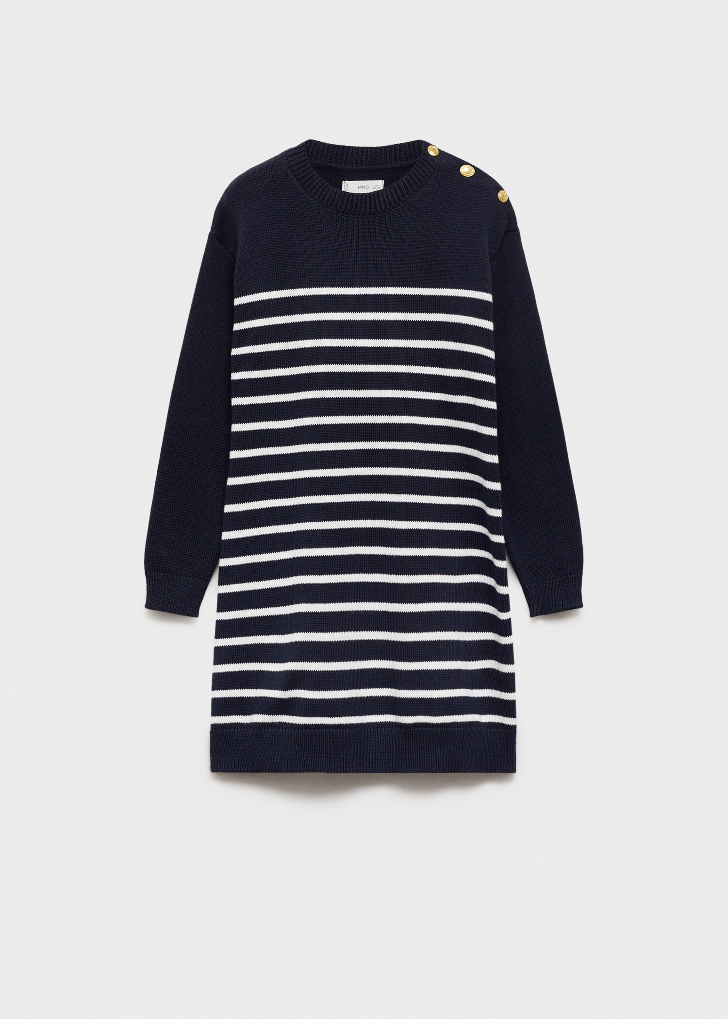 Striped sweater dress - Article without model
