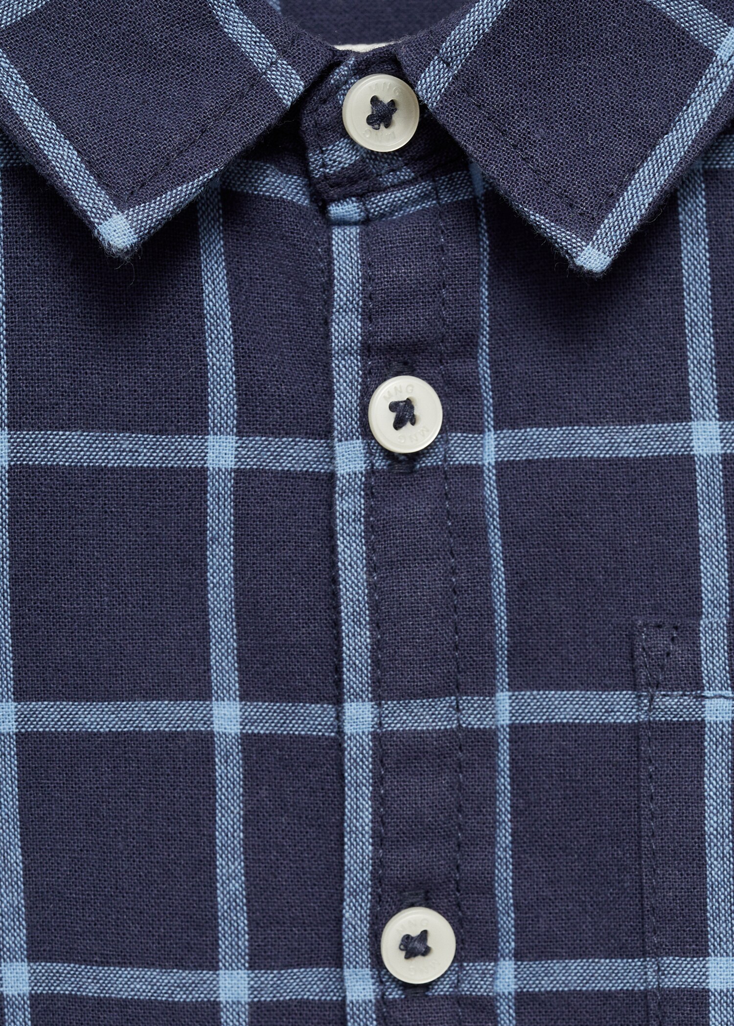 Camisa algodón cuadros - Detalle del artículo 8