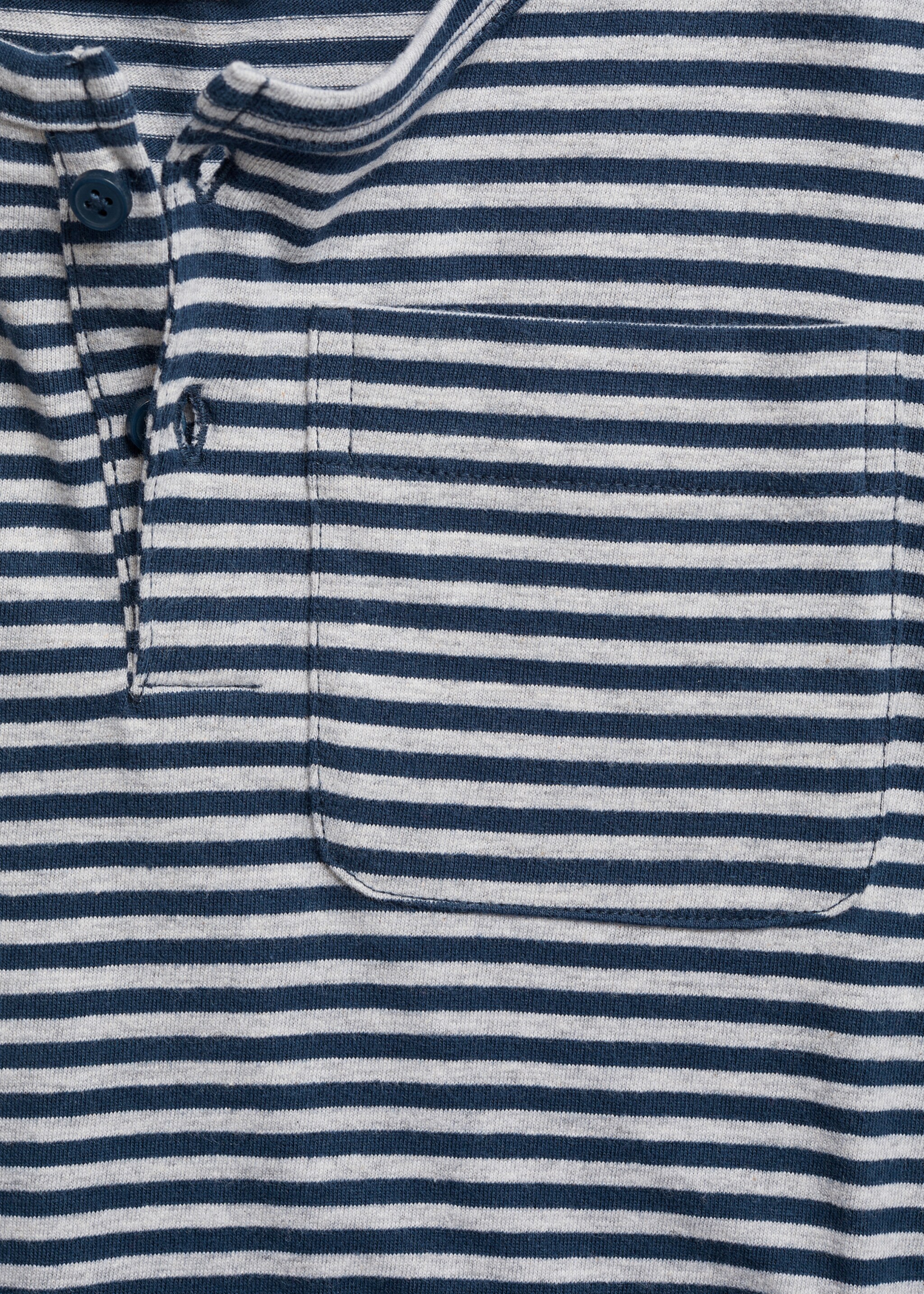 Pijama comprido de algodão às riscas - Pormenor do artigo 0
