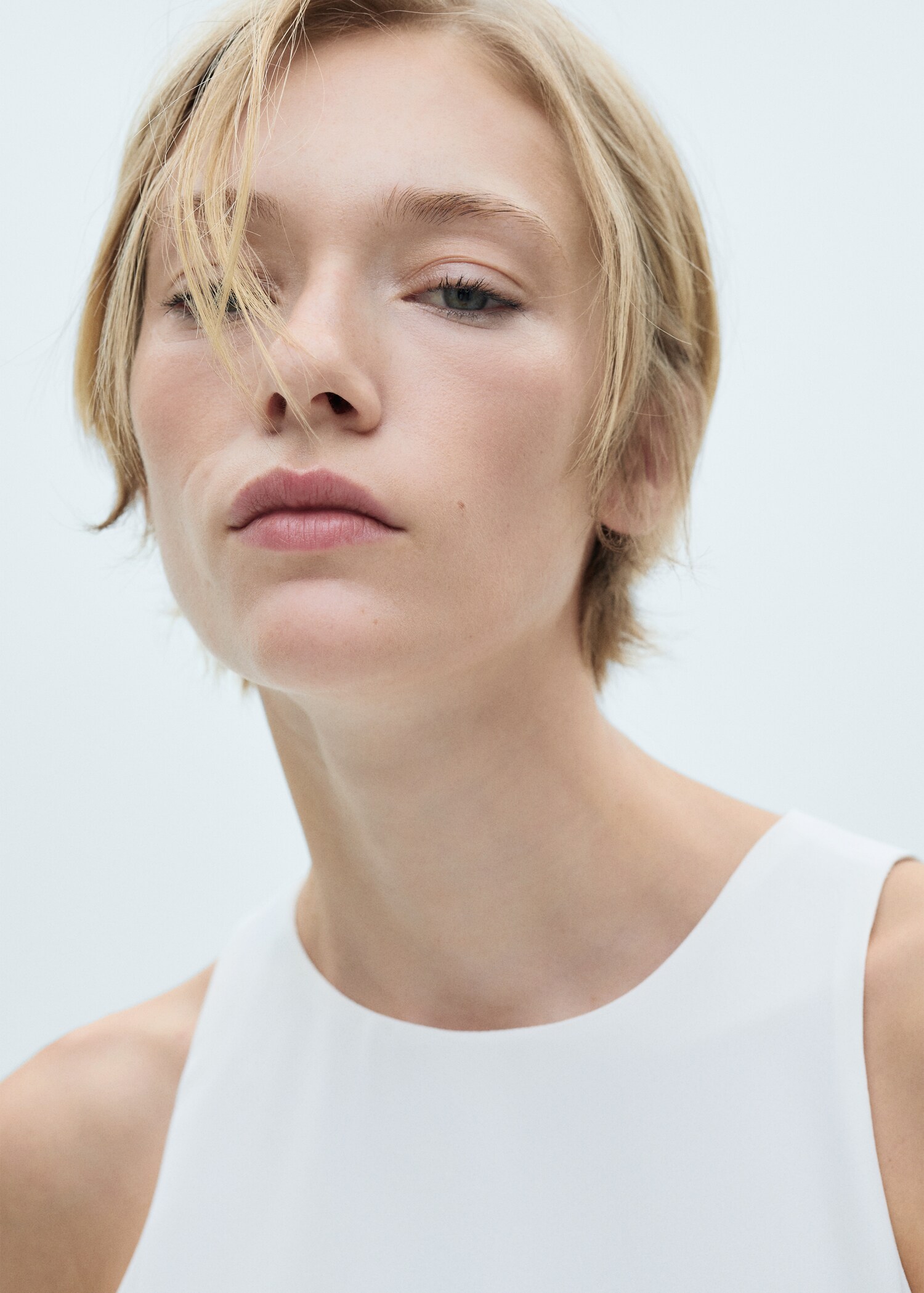 Draped flared dress - Details of the article 1