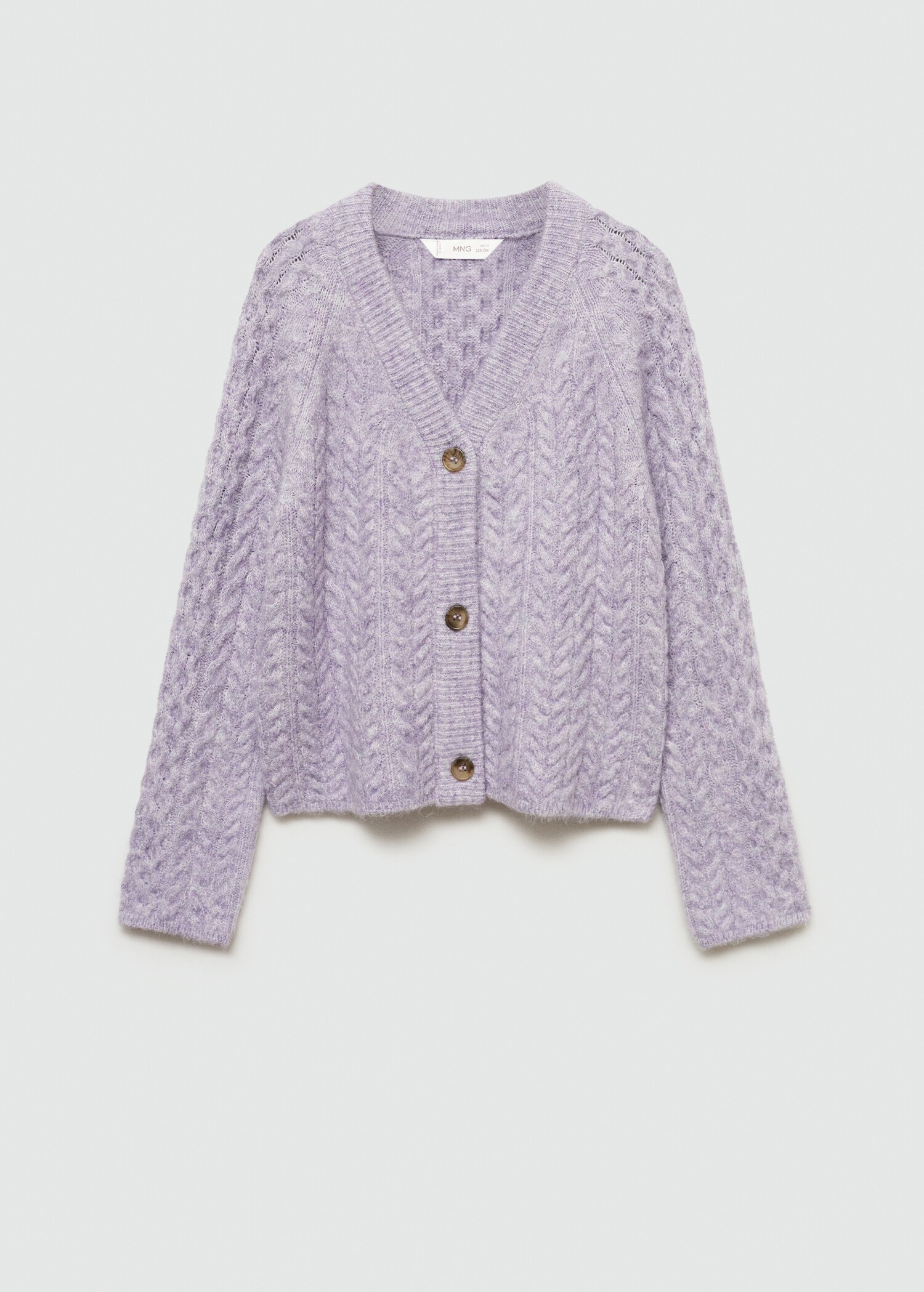 Cardigan mit Zopfmuster - Artikel ohne Model