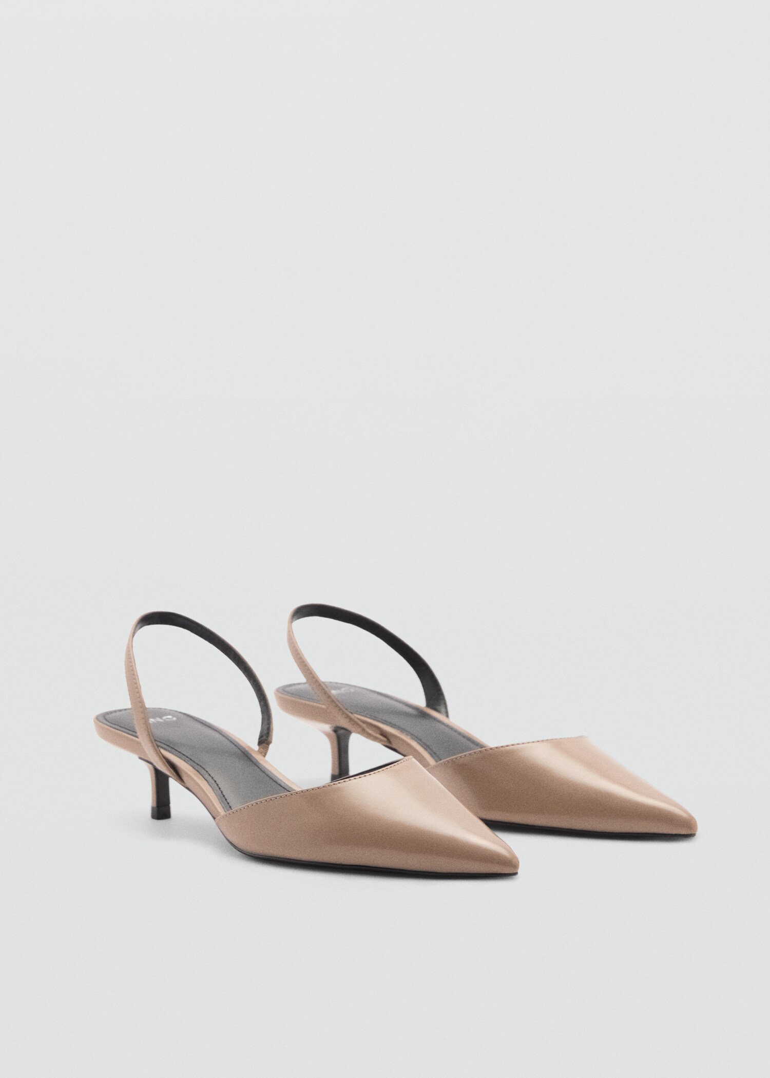 Kitten-heel pointed shoes - Medium plane