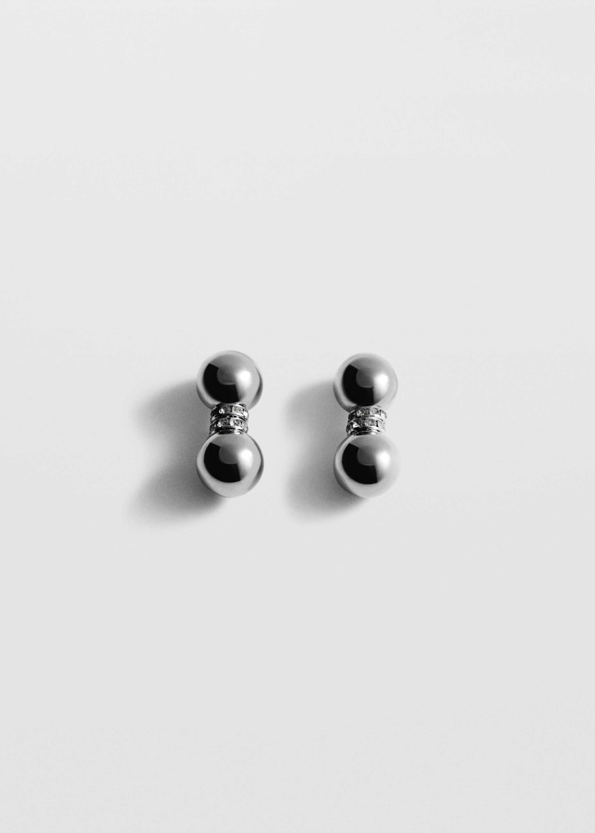 Boucles d'oreilles combinées cristaux - Article sans modèle