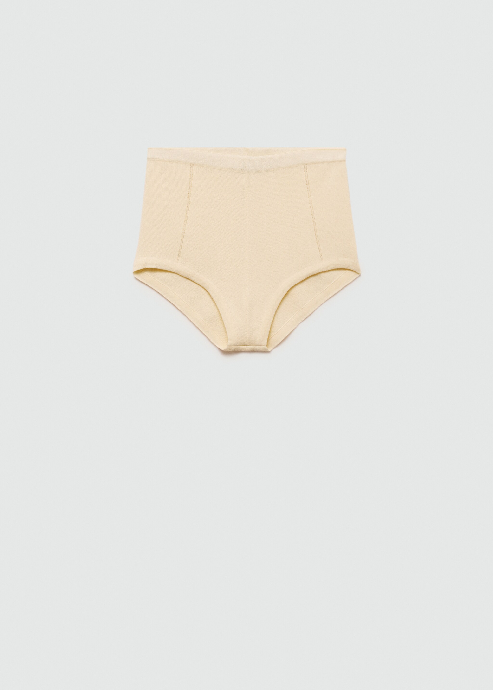 Knitted panties with decorative stitching - Article without model