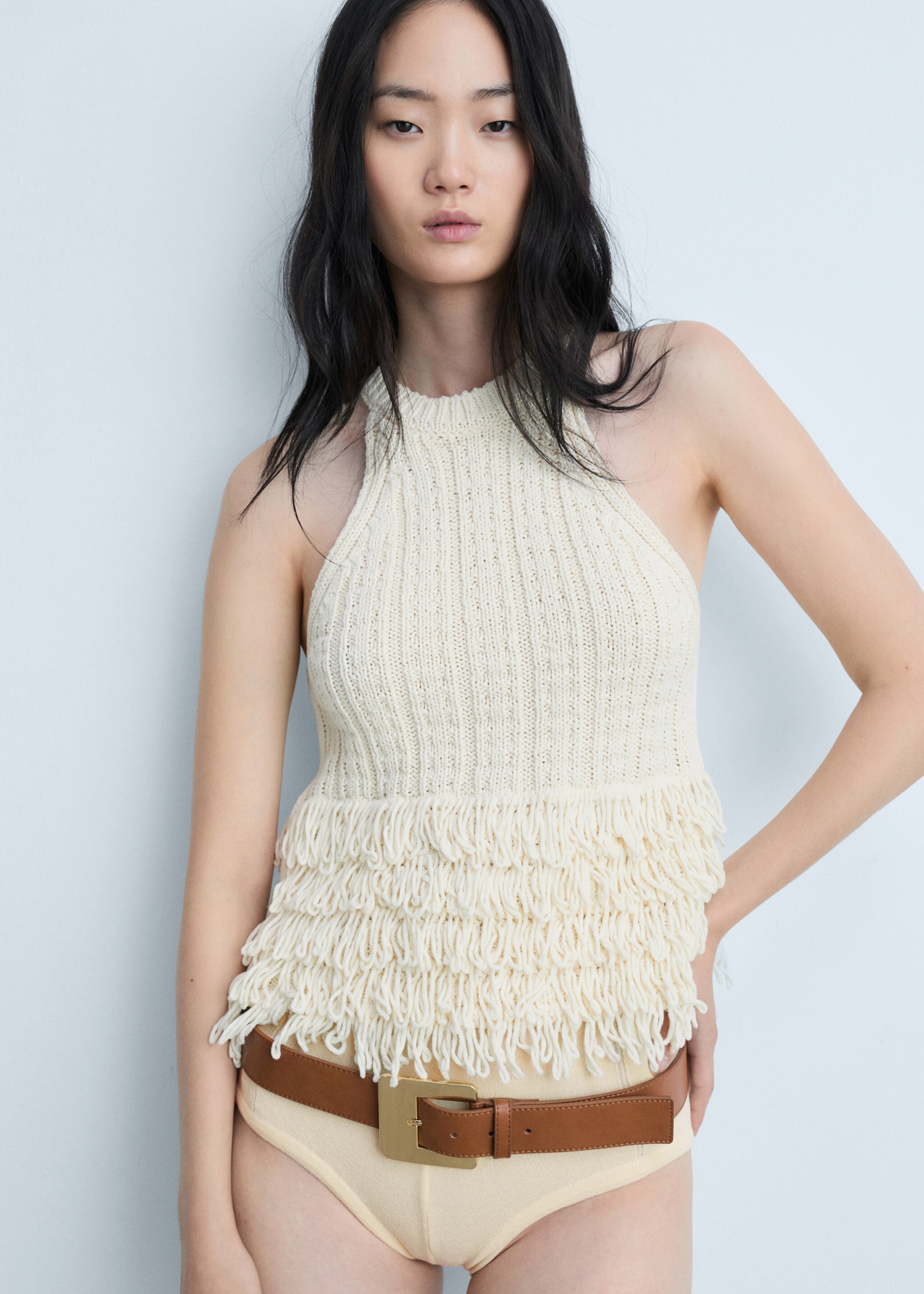 Knitted panties with decorative stitching - Details of the article 2