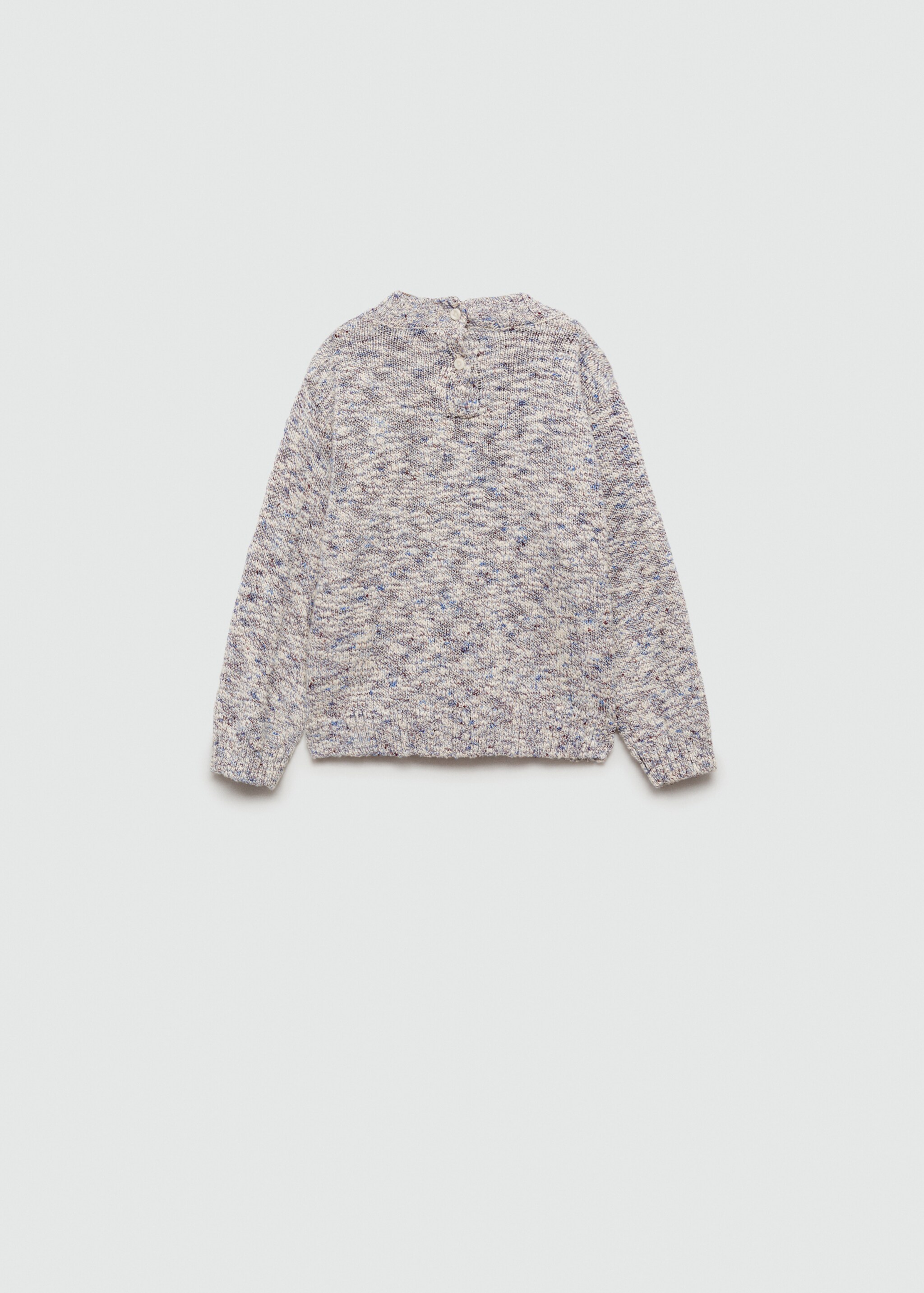 Pull-over combiné maille - Verso de l’article, Écru. Ref: 77084793-00.