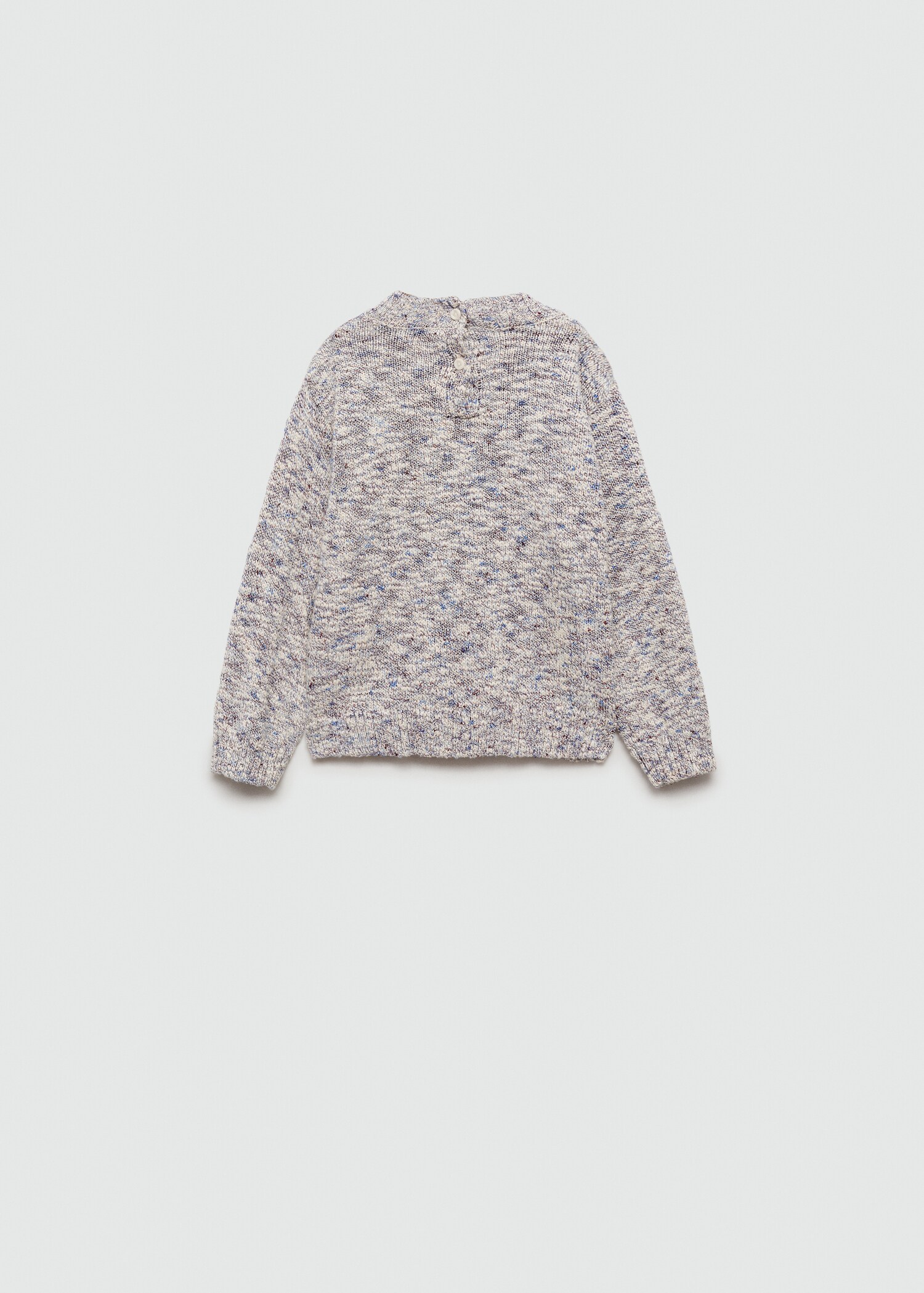 Pull-over combiné maille - Verso de l’article