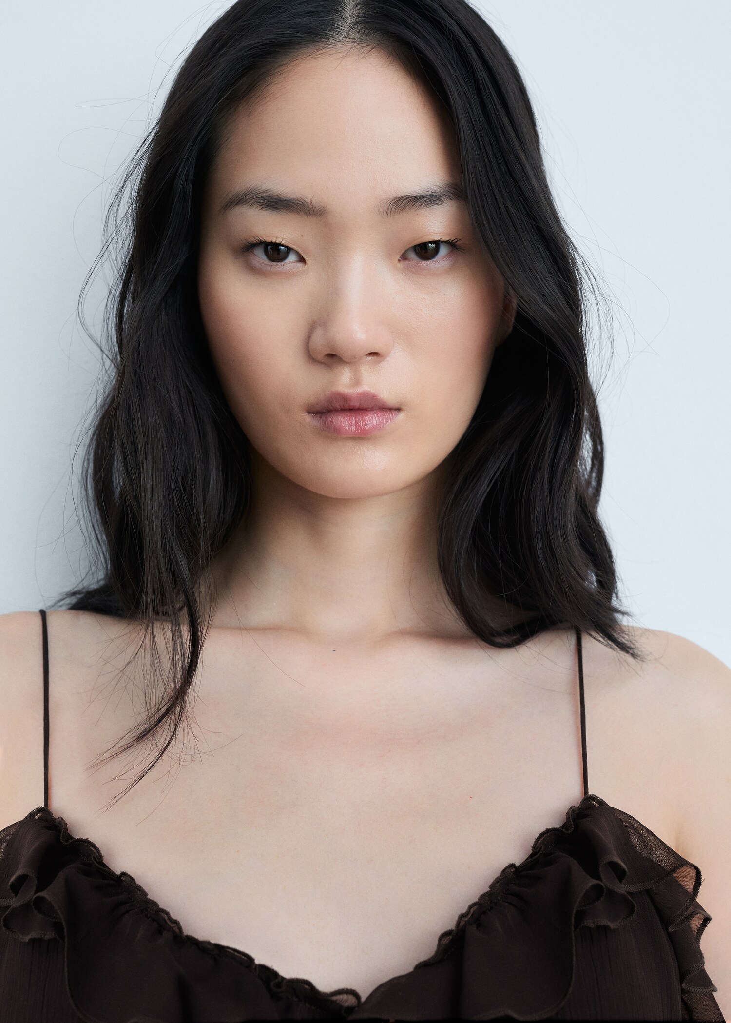 Vestido gasa tirantes volantes - Details of the article 1