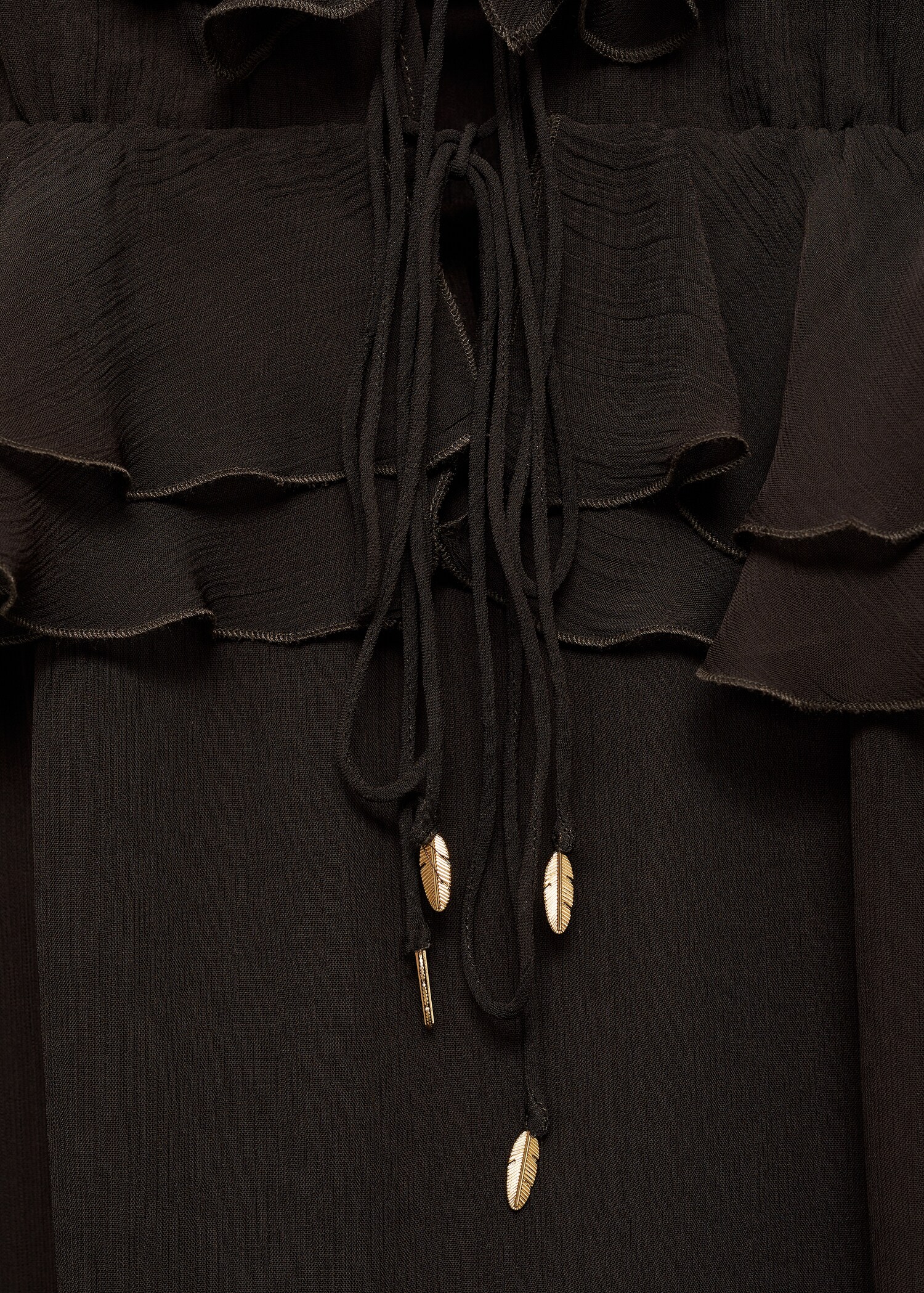 Vestido gasa tirantes volantes - Details of the article 8