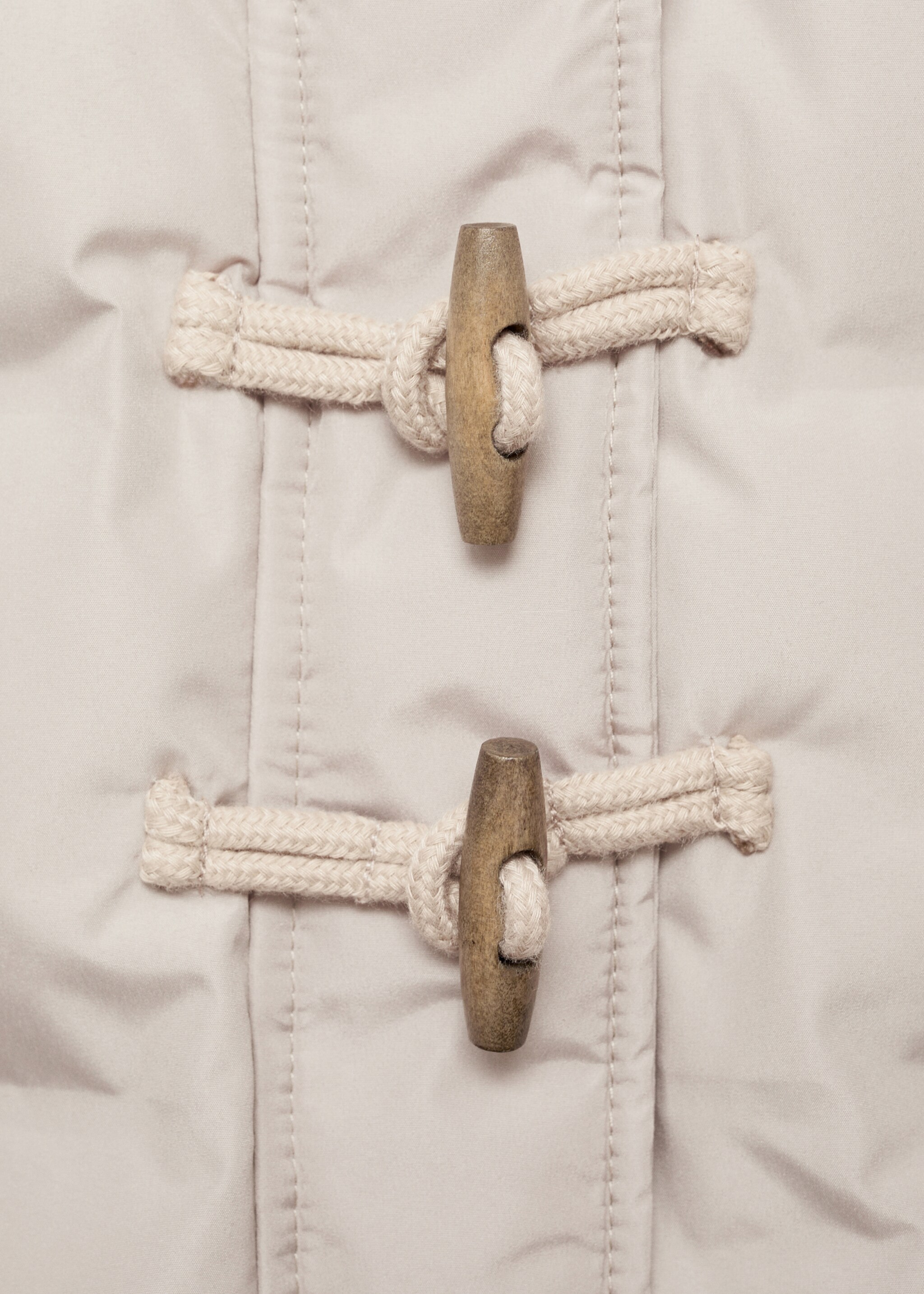 Anorak acolchado capucha - Detalle del artículo 8, Gris claro/pastel. Ref: 77085146-00.