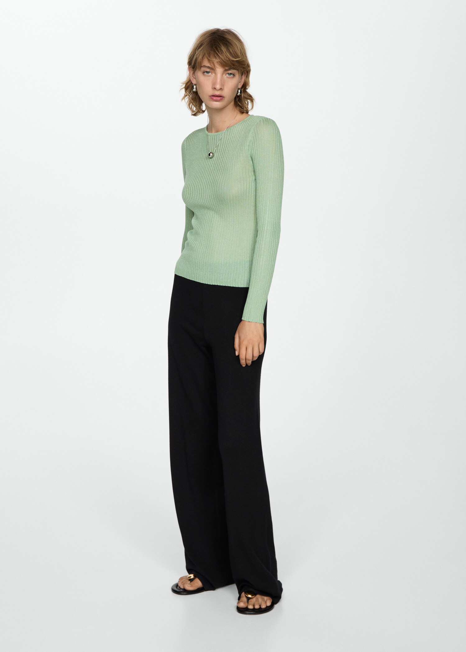 Wideleg-Strickhose - Detail des Artikels 2