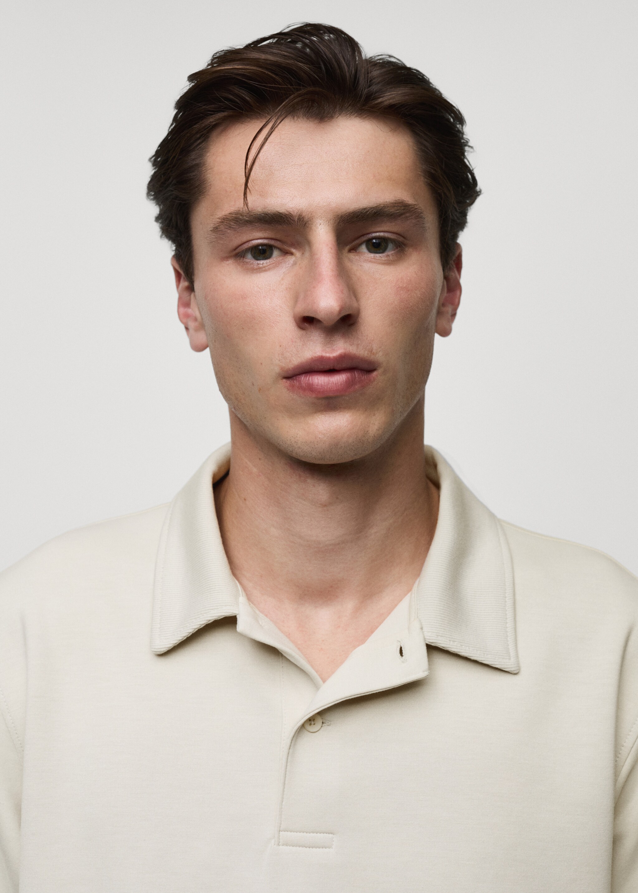 Polo regular fit tejido sudadera - Detalle del artículo 1