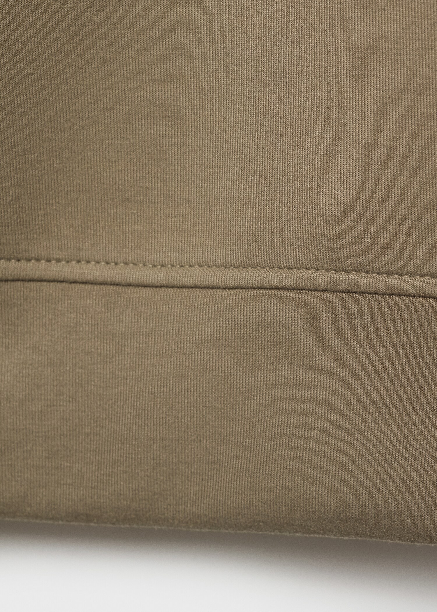 Regular fit sweatshirt-fabric polo shirt - Details of the article 0