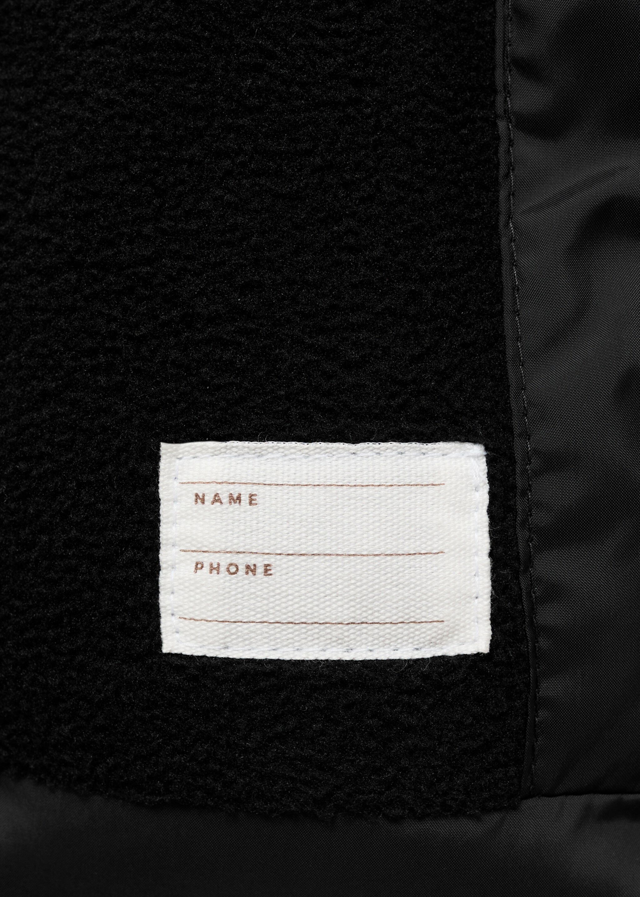 Anorak largo acolchado - Detalle del artículo 0, Negro. Ref: 77085629-00.