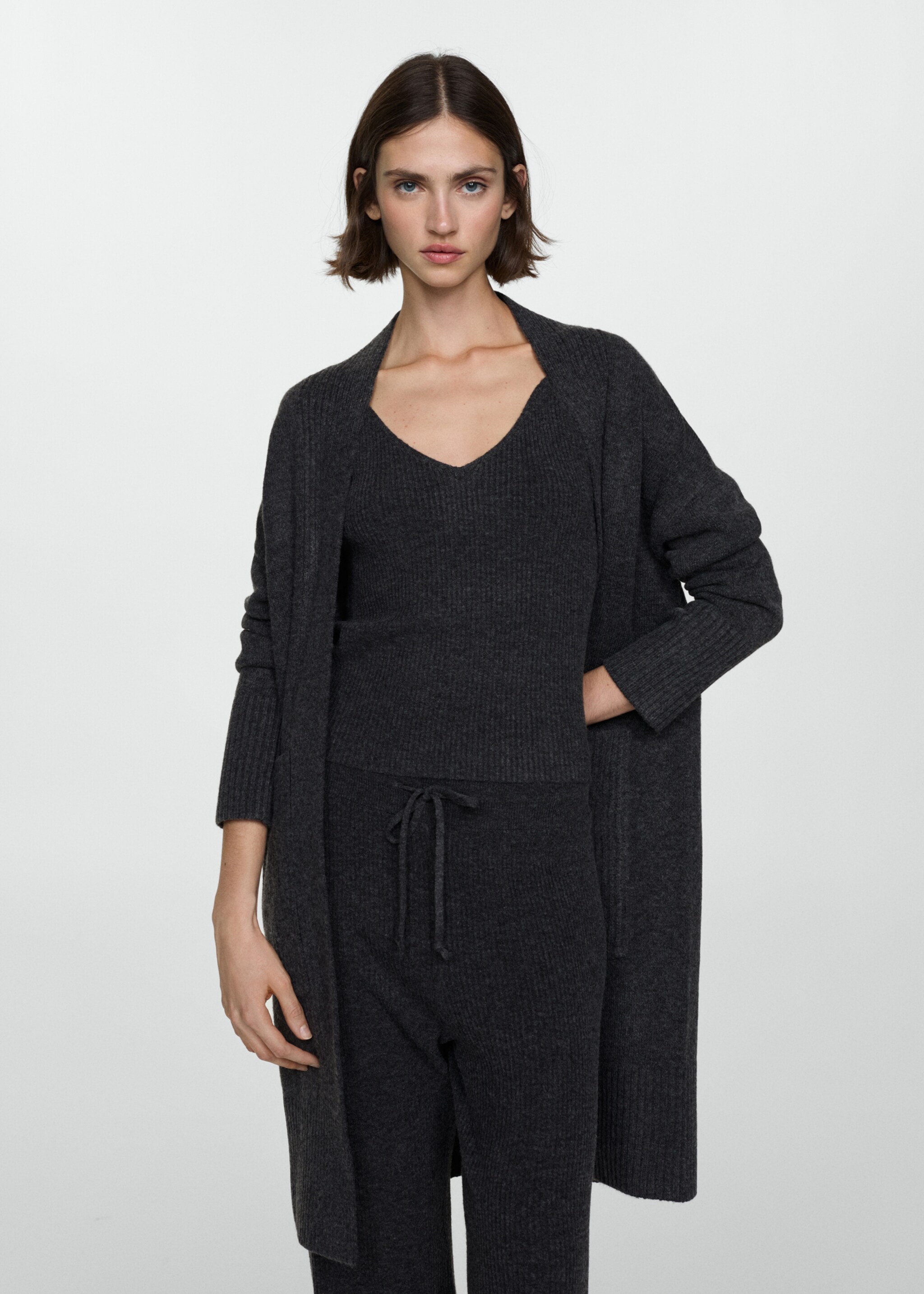 Oversize-Strickcardigan - Mittlere Ansicht