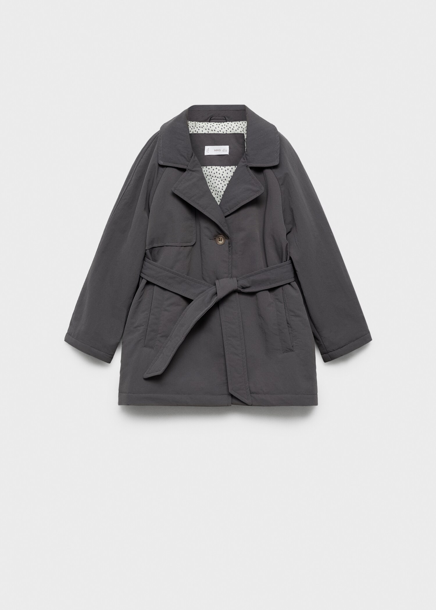Quilted trench coat - Article without model