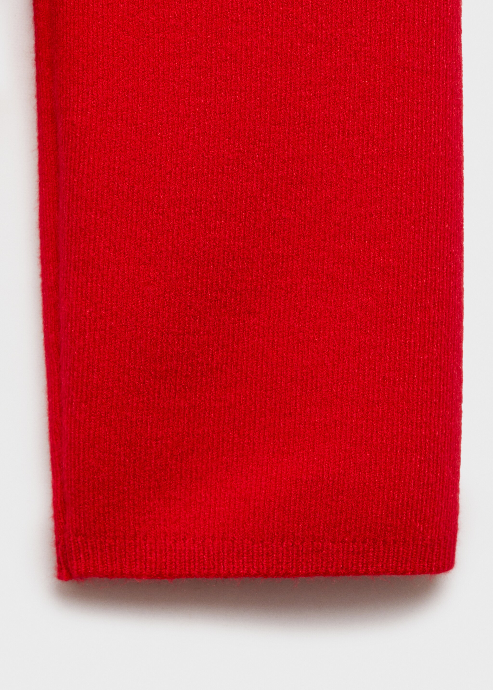 Perkins-neck sweater - Details of the article 0, Red. Ref: 77085636-00.